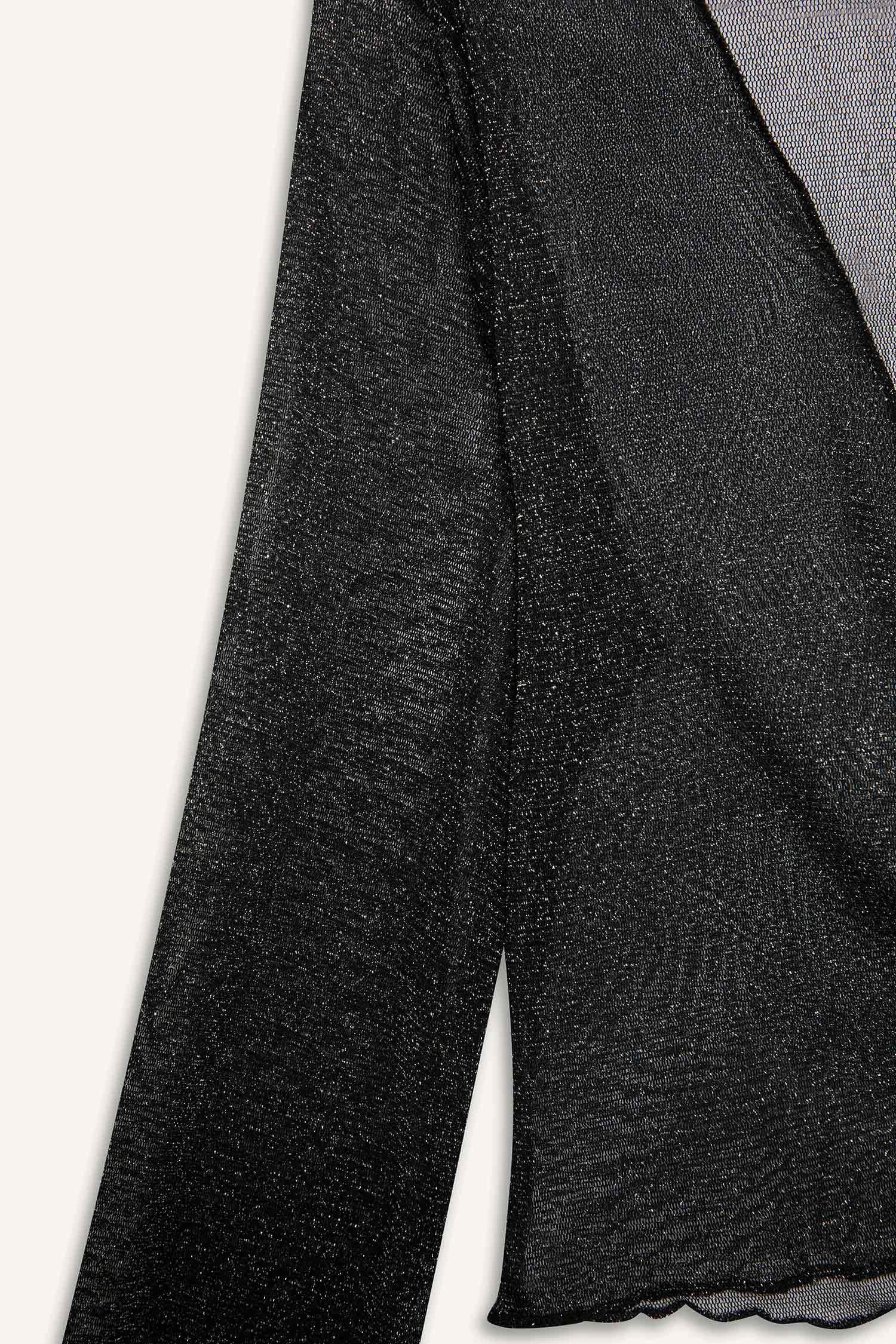 Afra x DeFacto Regular Fit Shiny Fabric Beach Top