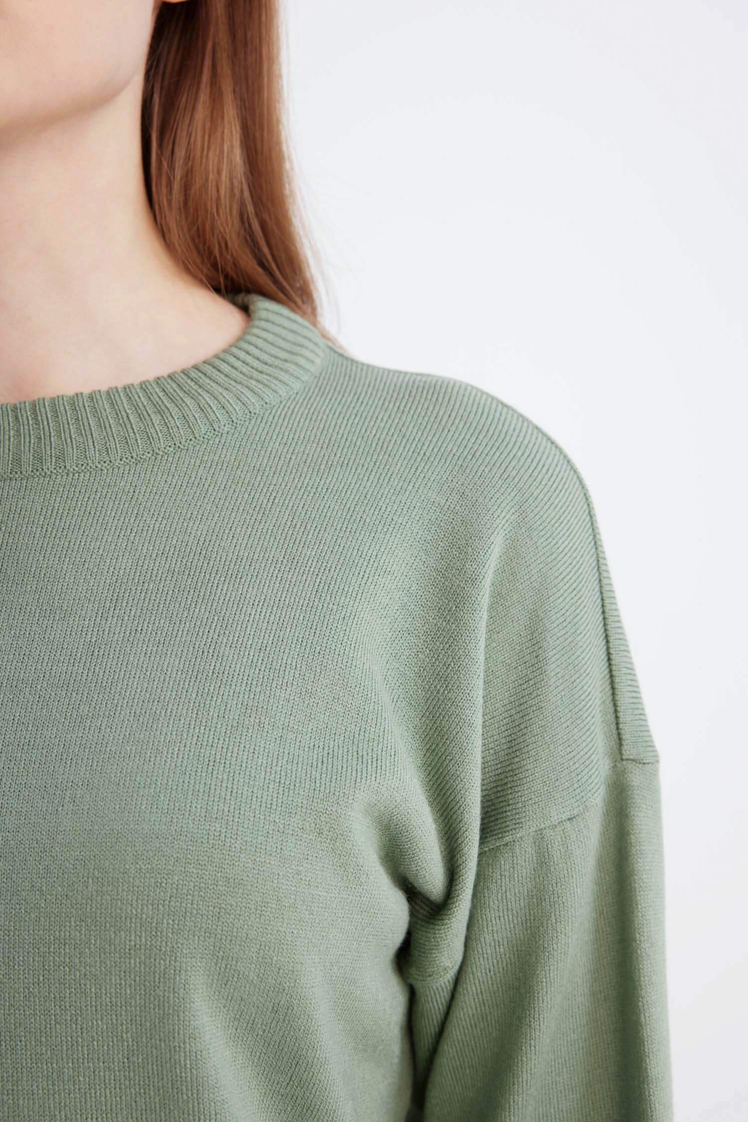 Regular Fit Crew Neck Tunic