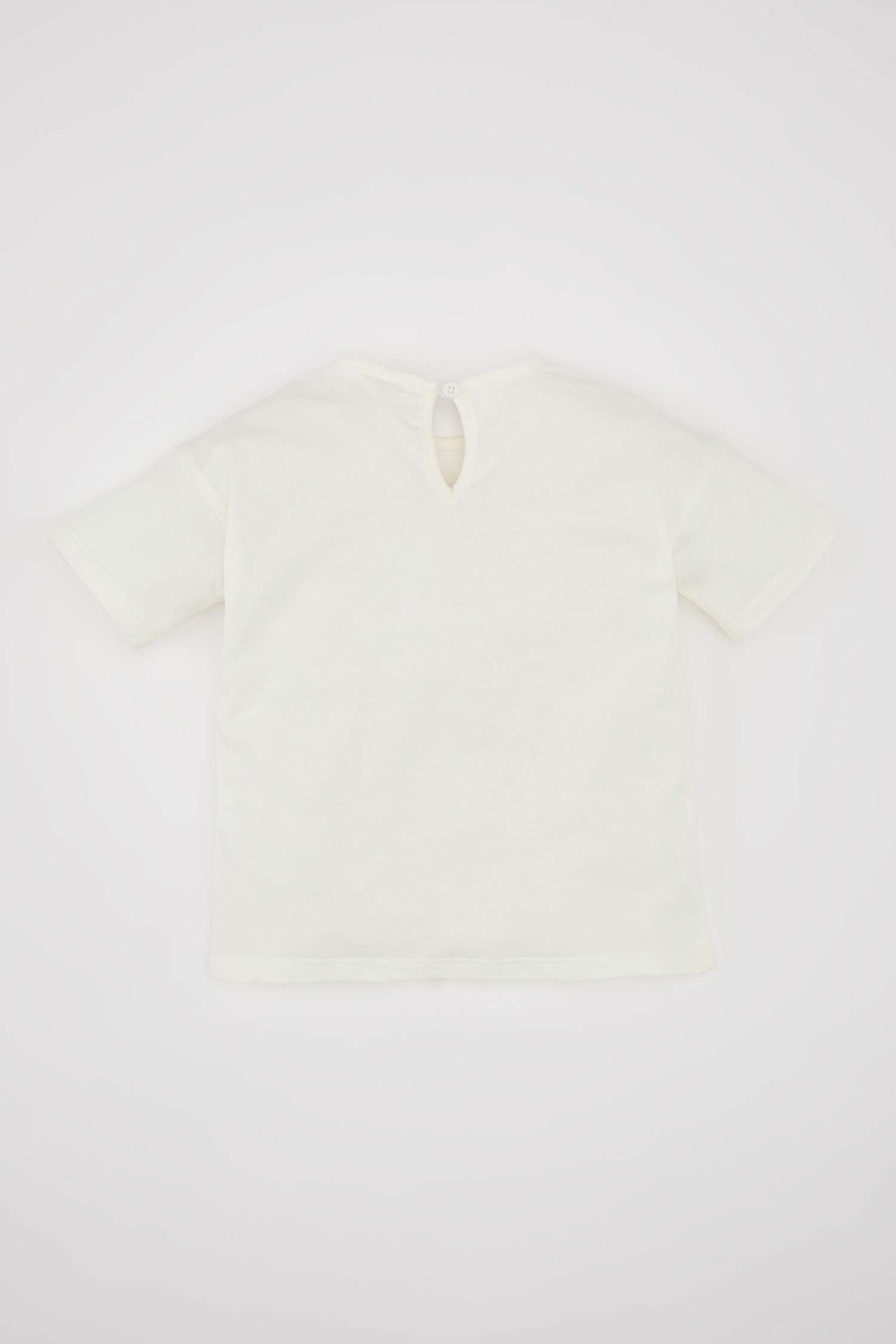 تيشيرت نص ردن بناتي فلورال قصة عادية