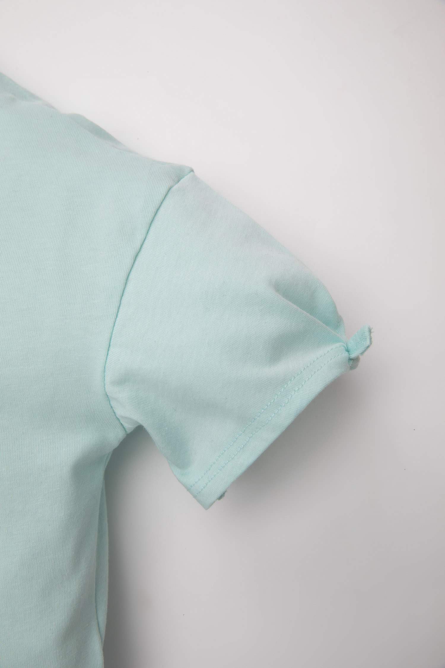 T-Shirt imprimé à Manches Courtes et Col Rond Pour Bébé Fille