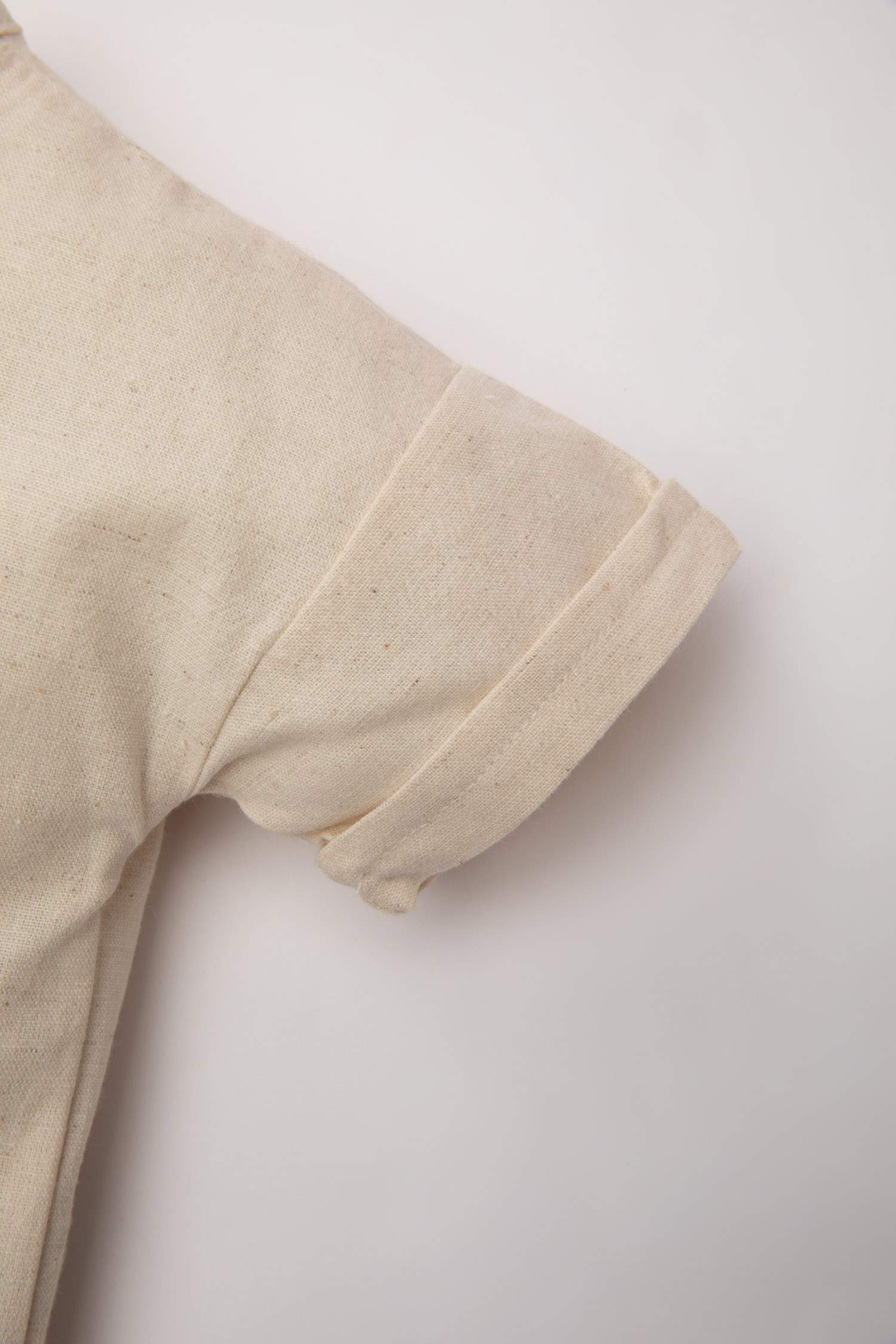 Erkek Bebek 2'li Takım Keten Kısa Kollu Tişört Şort