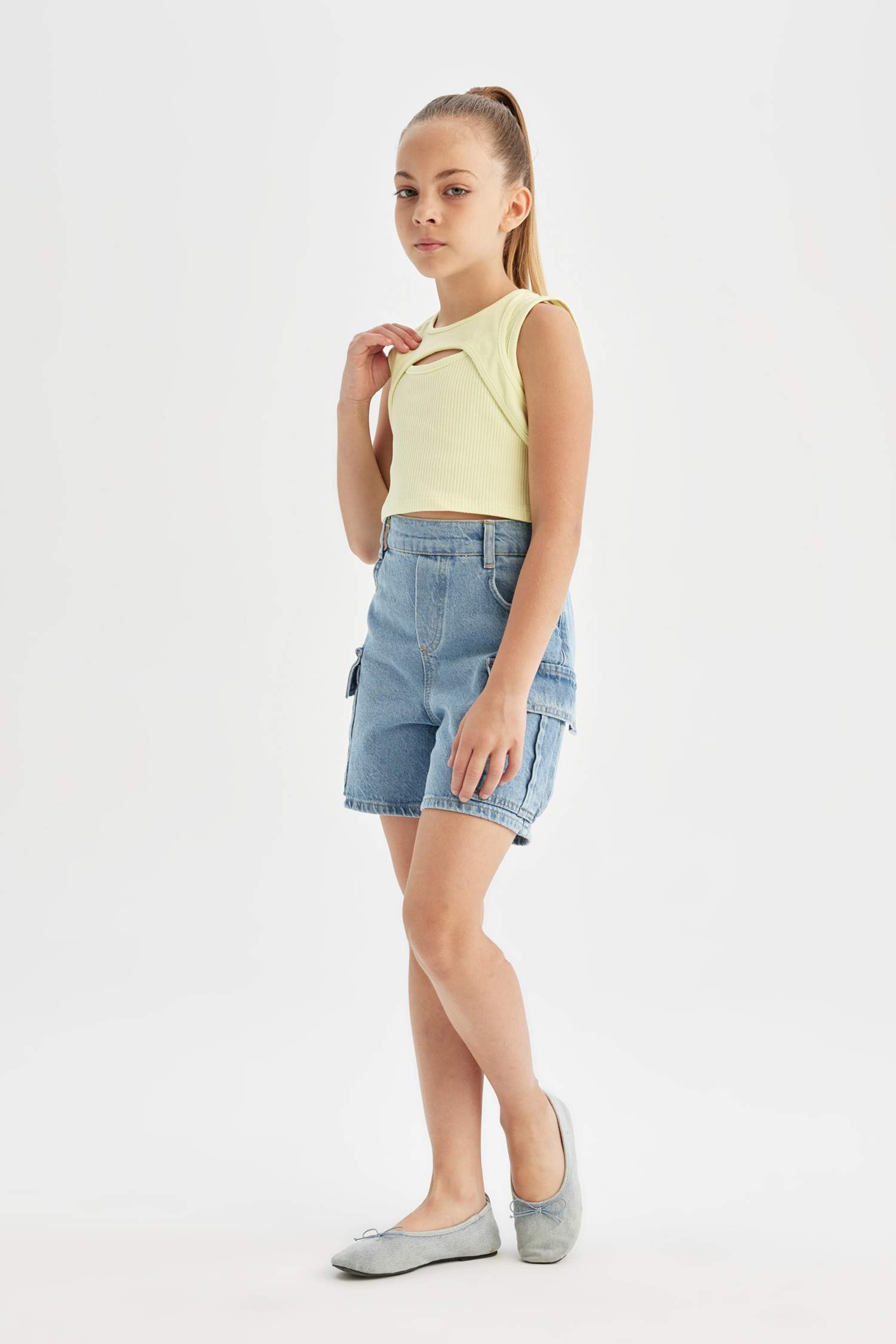 Girl Denim Shorts