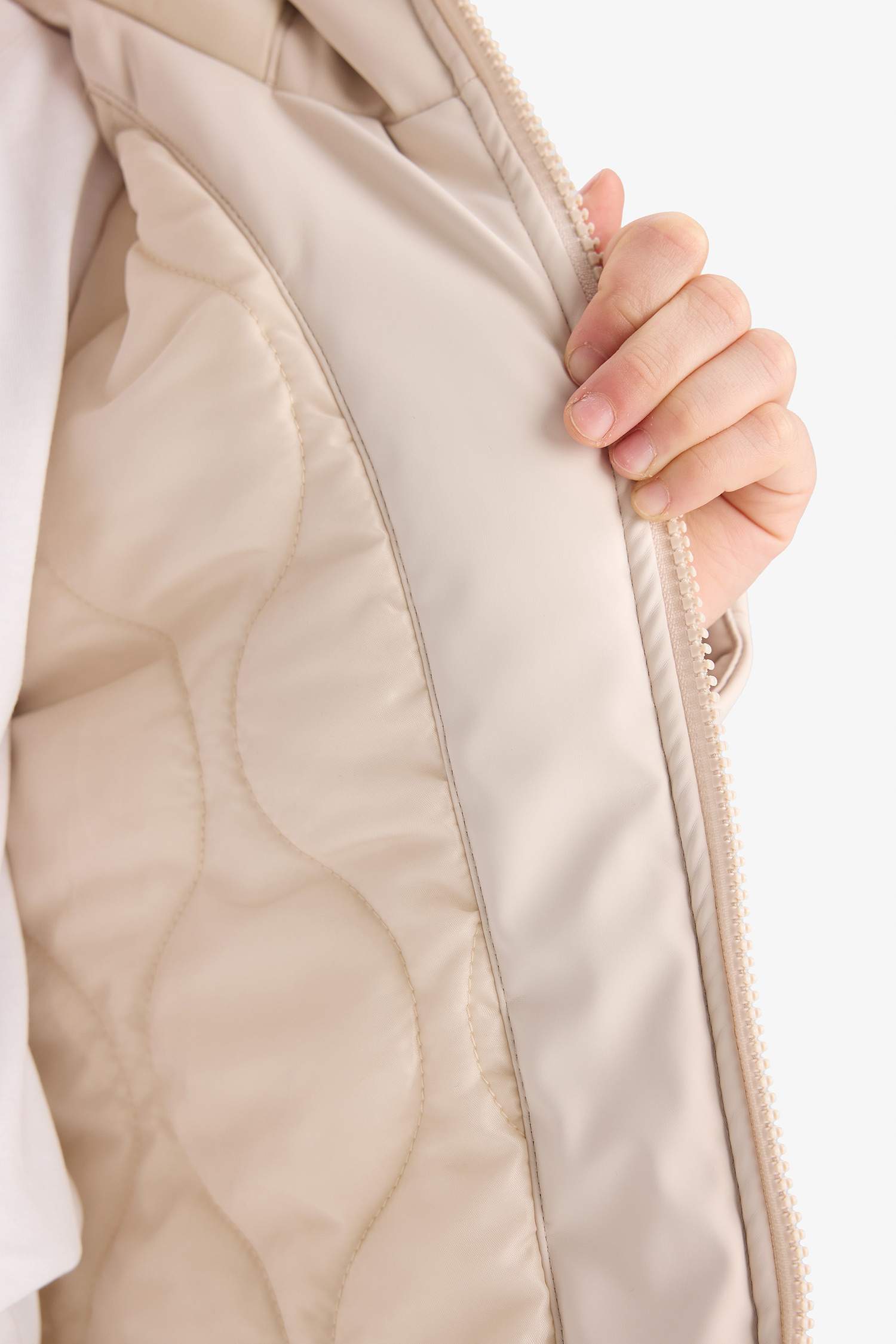 Водонепроницаемый дождевик для девочек с капюшоном на молнии