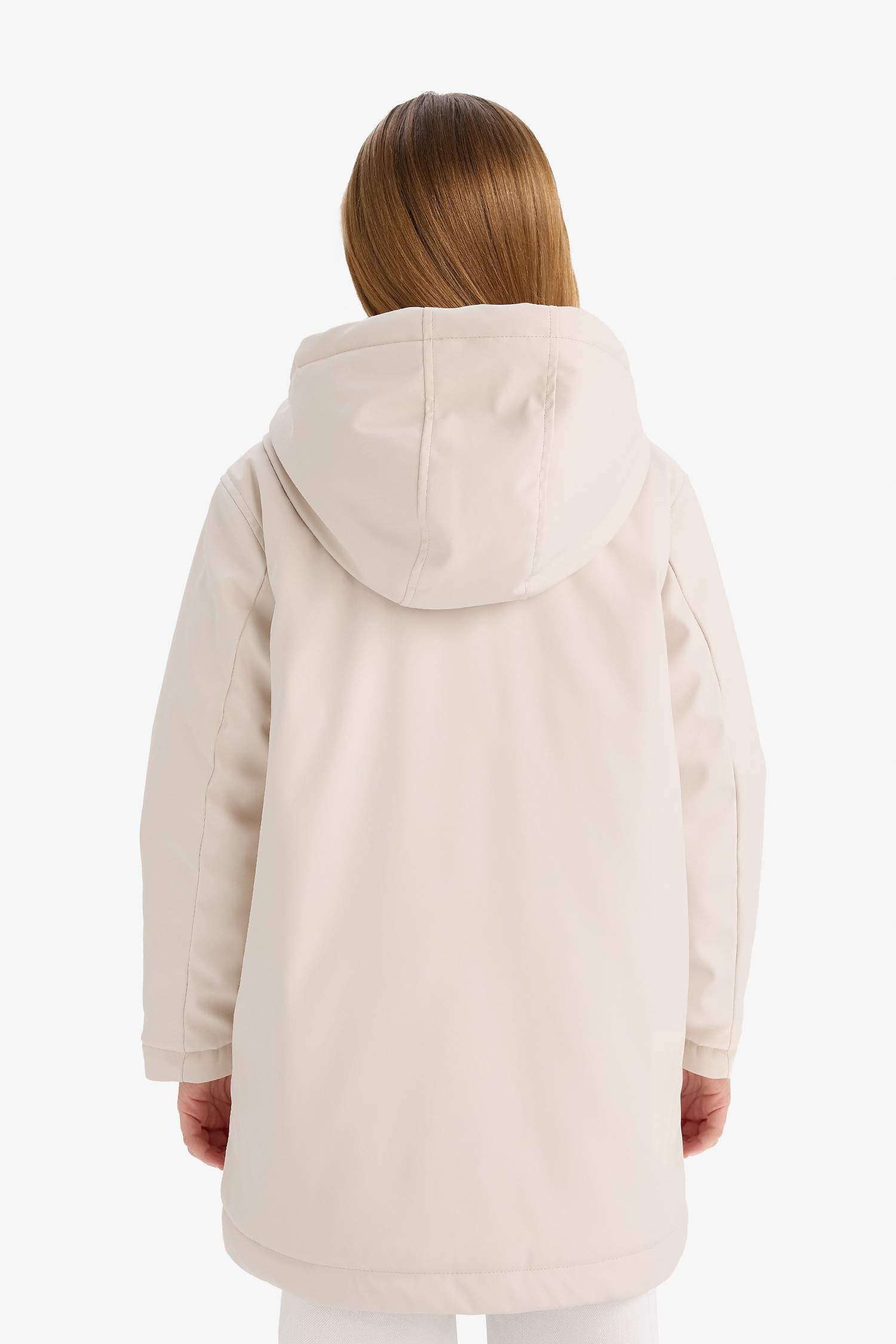 Водонепроницаемый дождевик для девочек с капюшоном на молнии