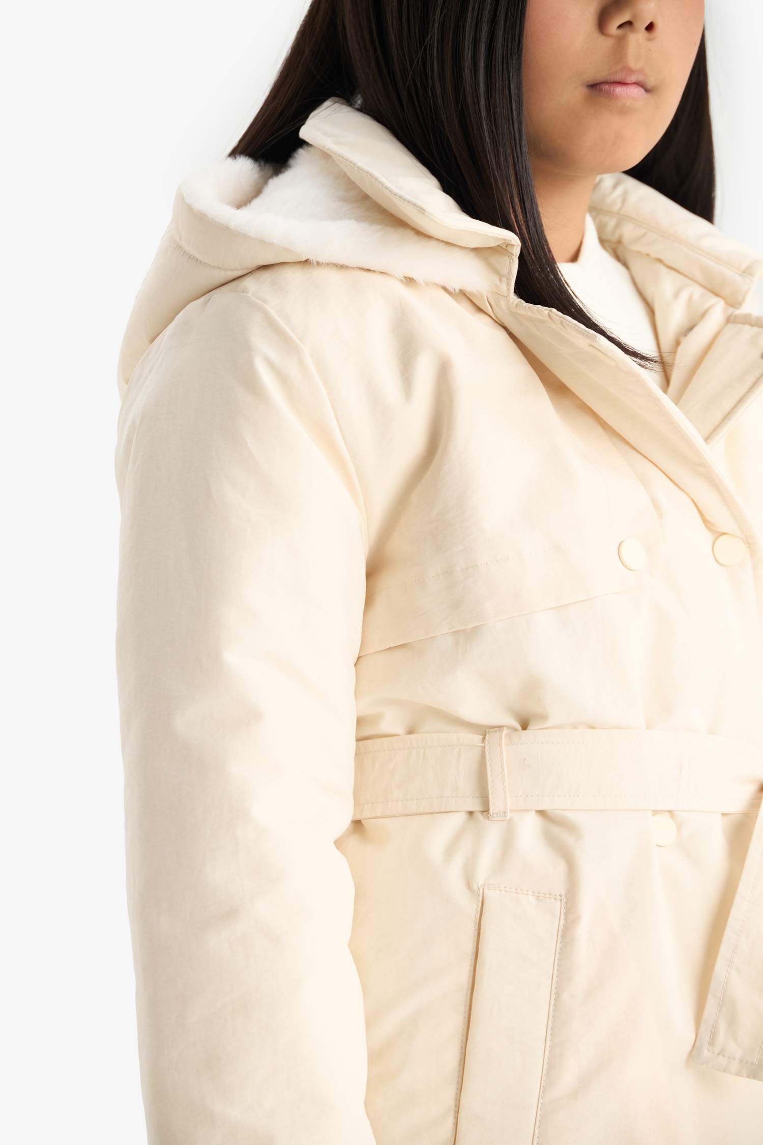 Girl Hooded Water Repellent Raincoat