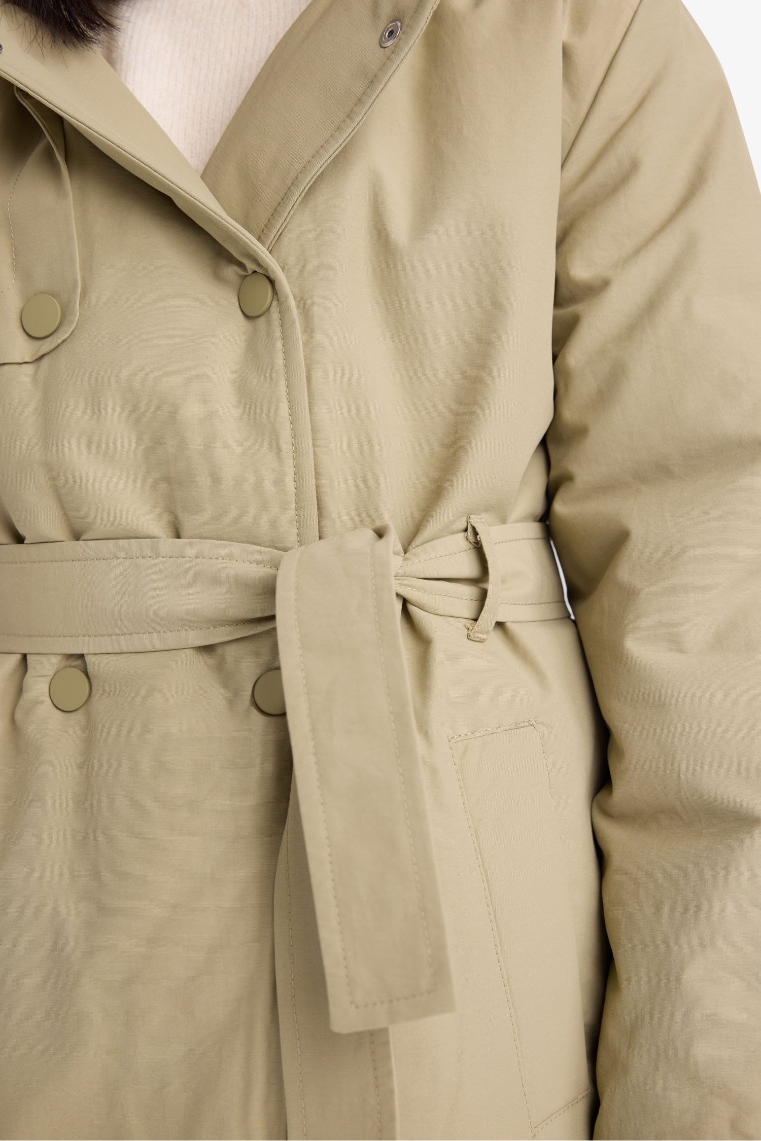 Girl Hooded Water Repellent Raincoat