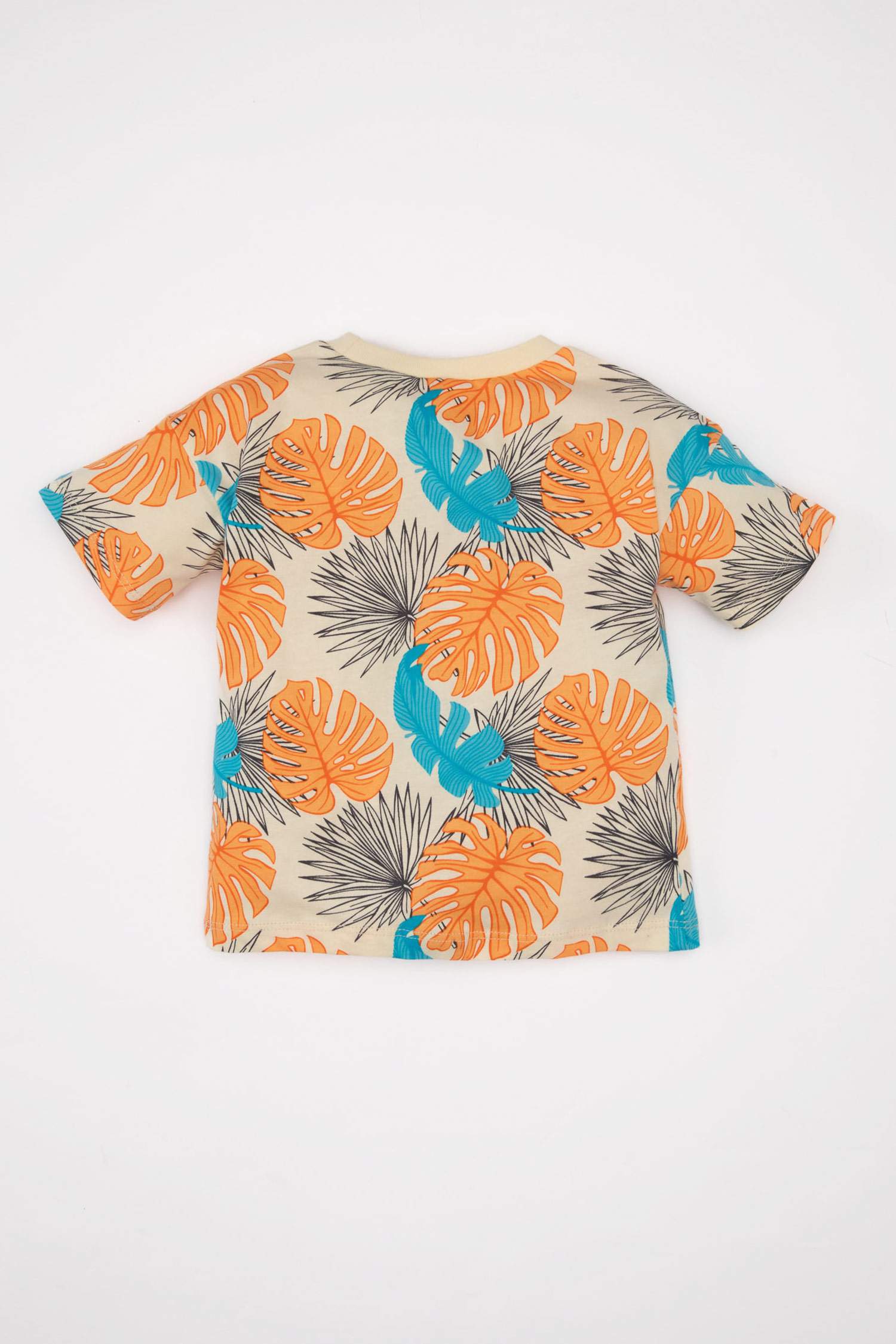 Baby Boy Regular Fit Palm Tree Patterned T-Shirt