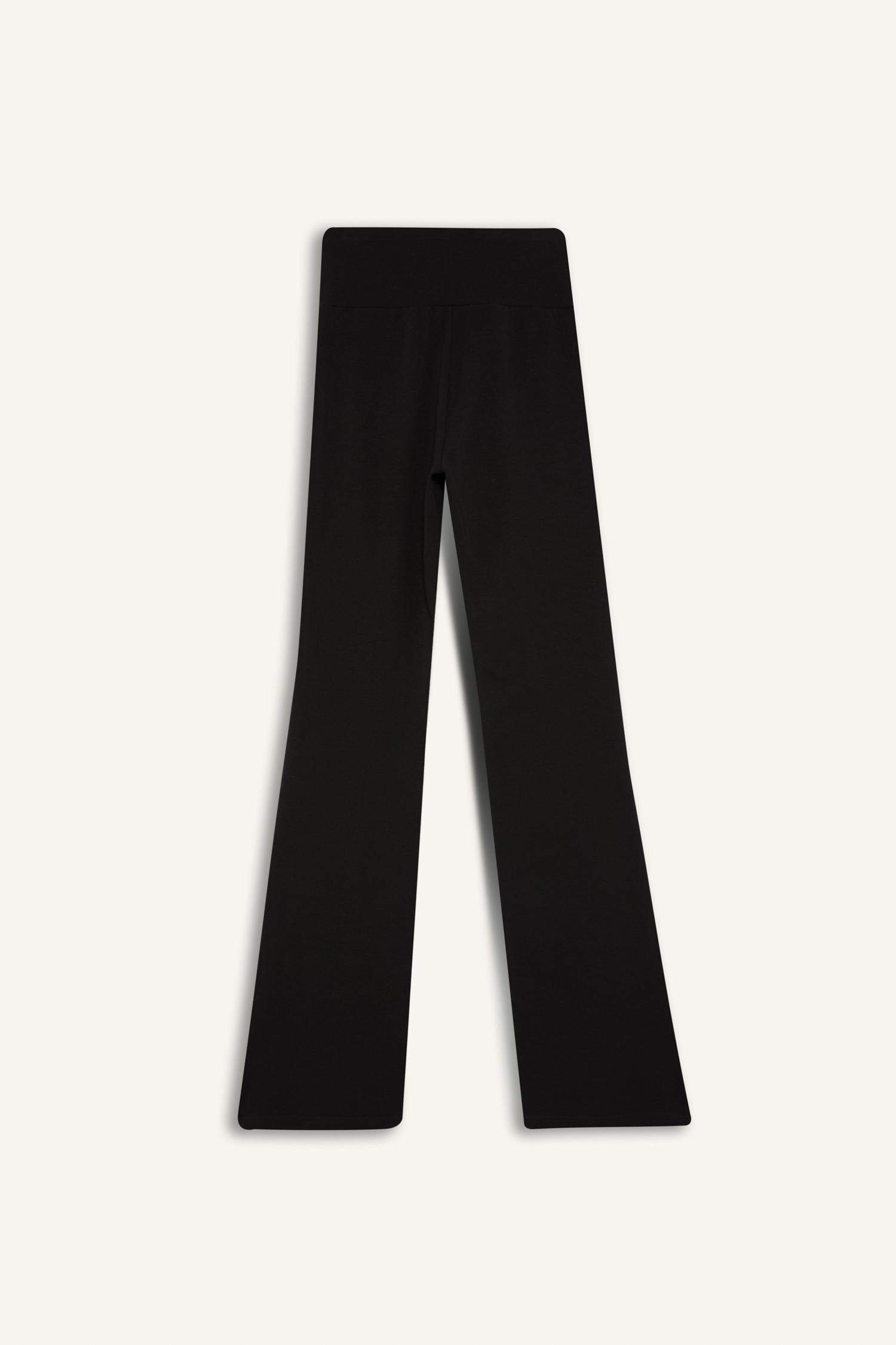 DeFactoFit Flare Fit İspanyol Paça Beli Saran Pamuklu Sporcu Eşofman Altı