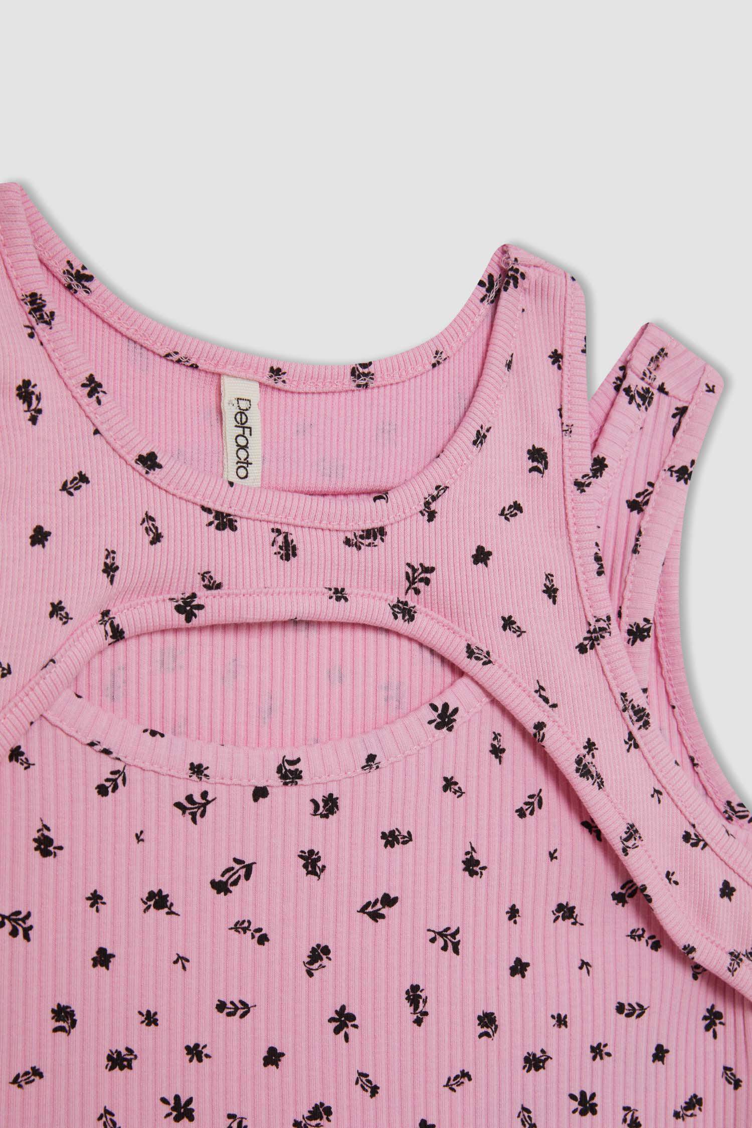 Girl Patterned Crop Top