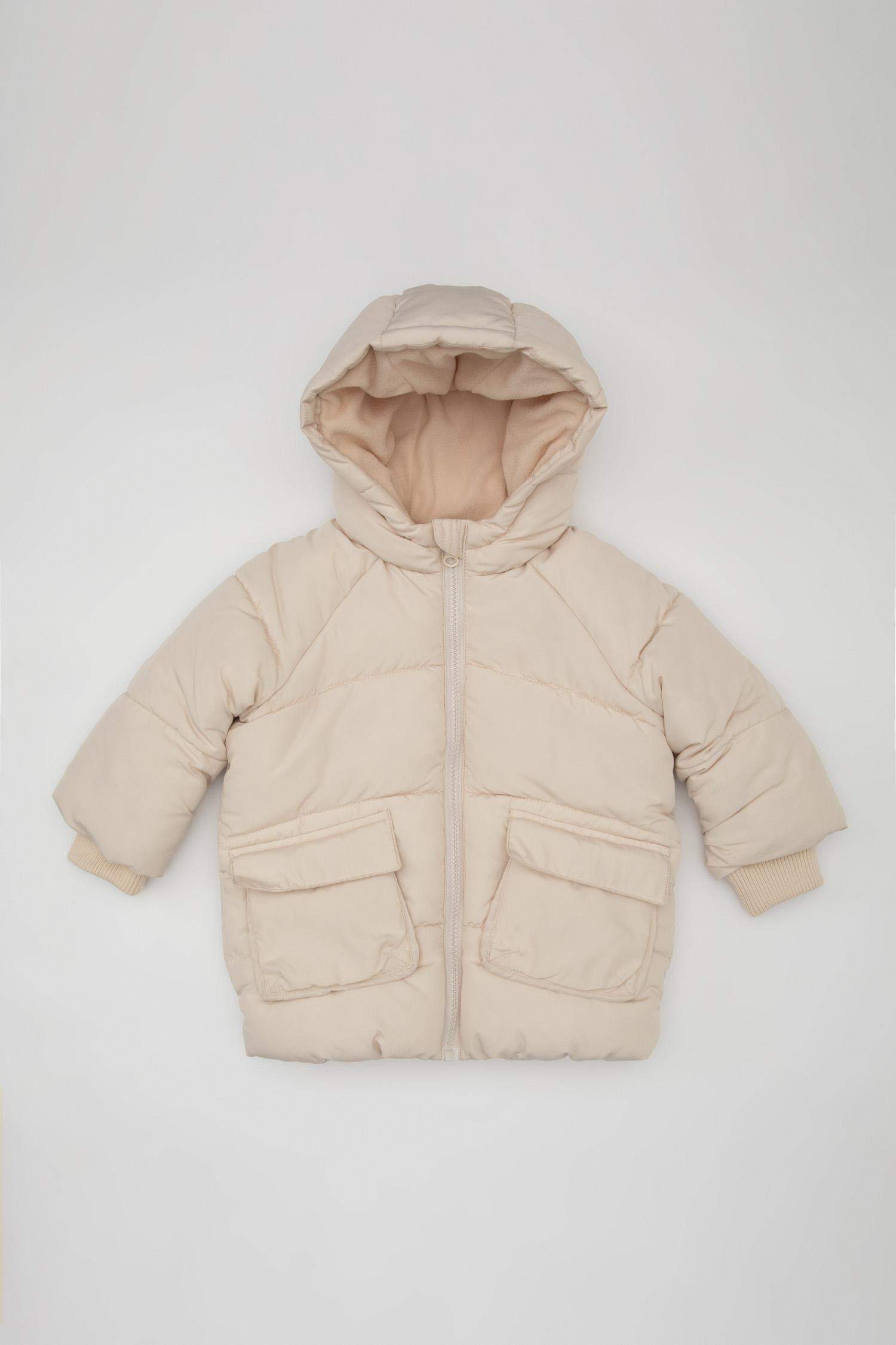 Baby Girl Hooded Waterproof Puffer Jacket