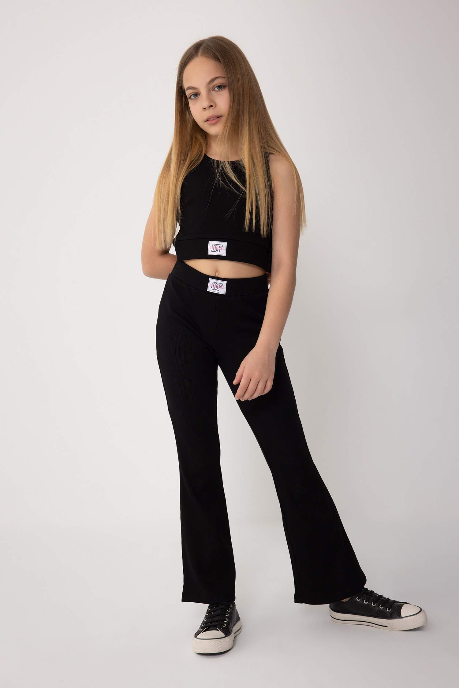 Girl Ribbed Camisole 2 Piece Set