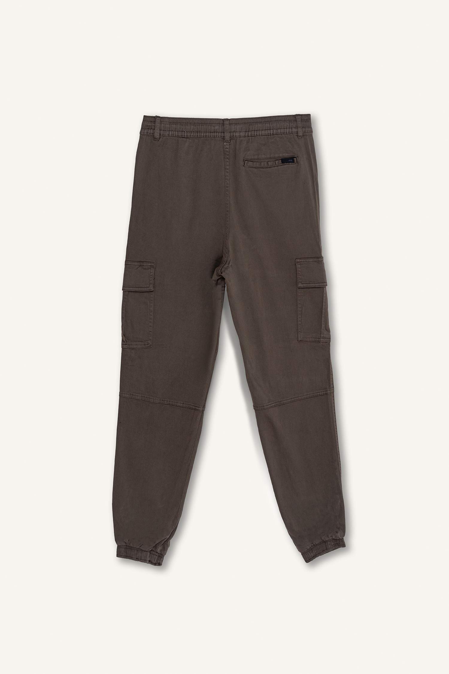 بنطلون كارجو جبردين قصة عادية بجيب