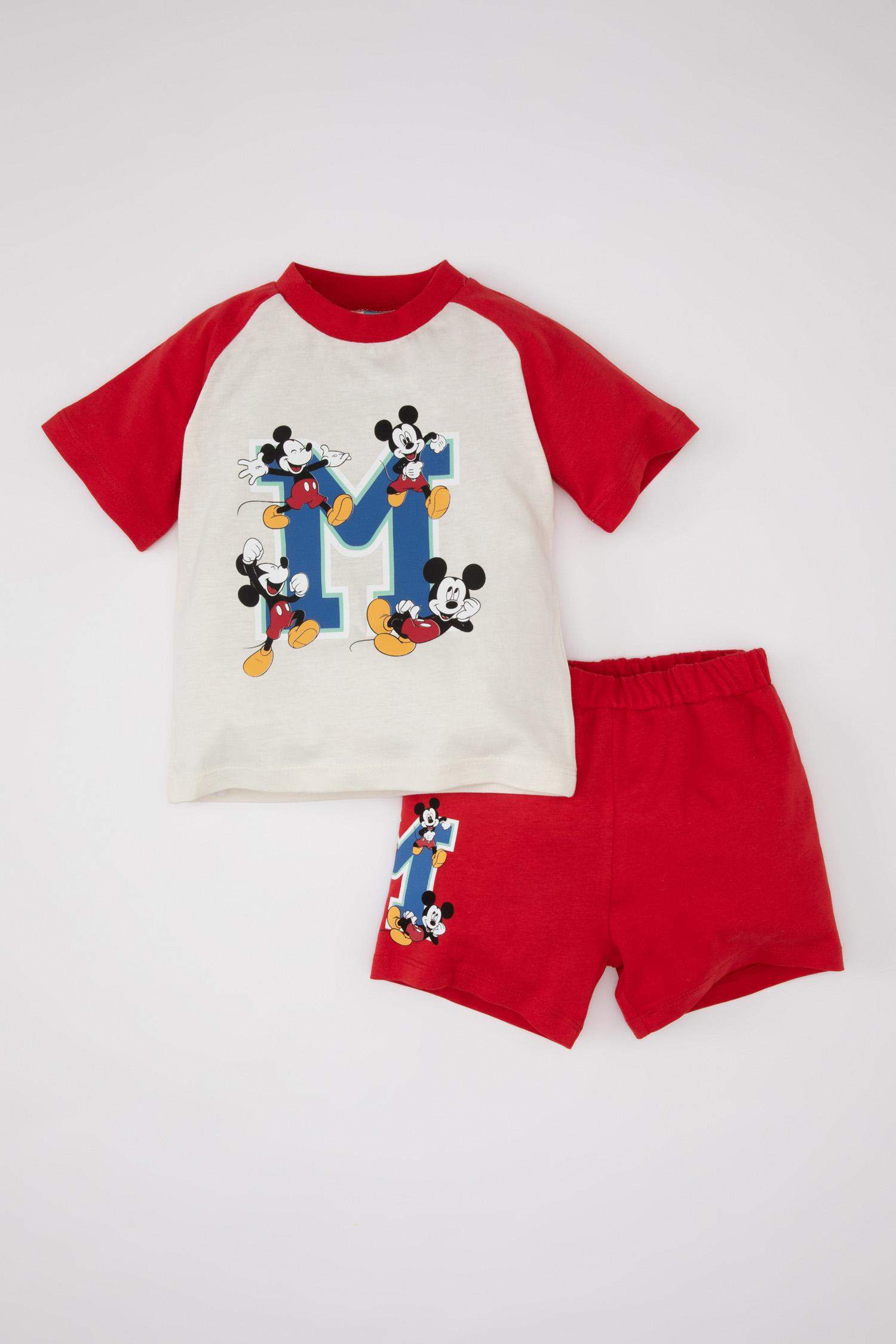 Baby Boy Disney Mickey & Minnie T-Shirt Shorts 2 Piece Set