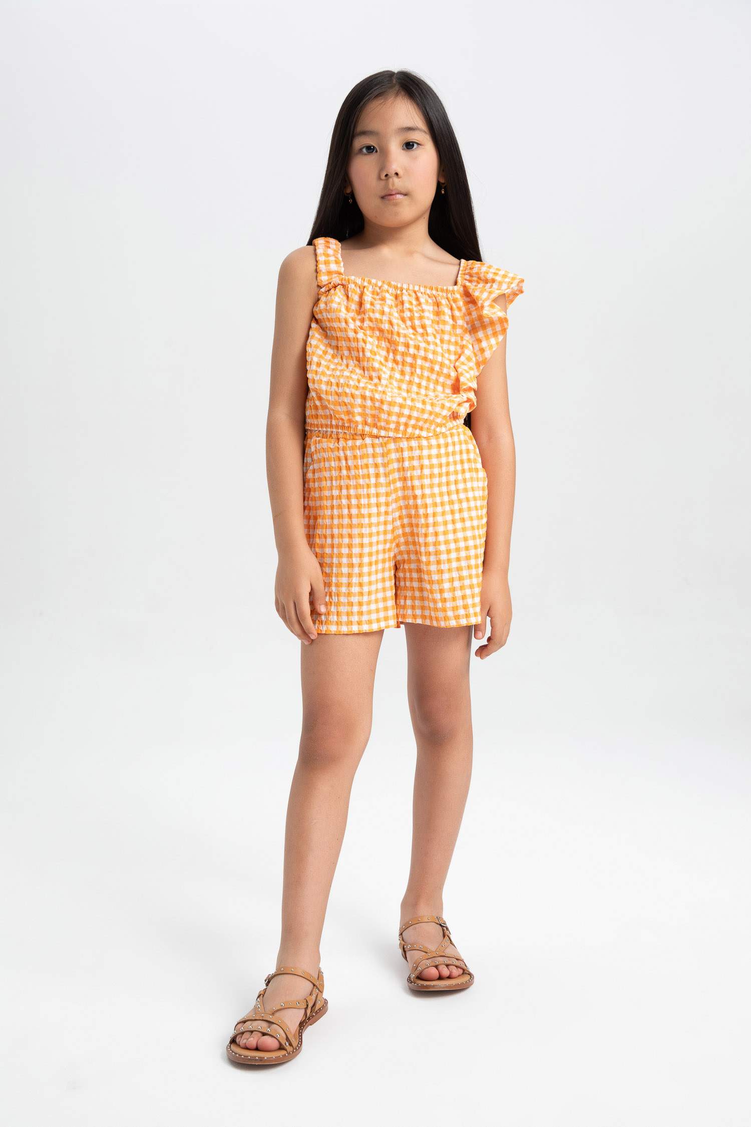 سيت بناتي شورت وبلوزة - قطعتين