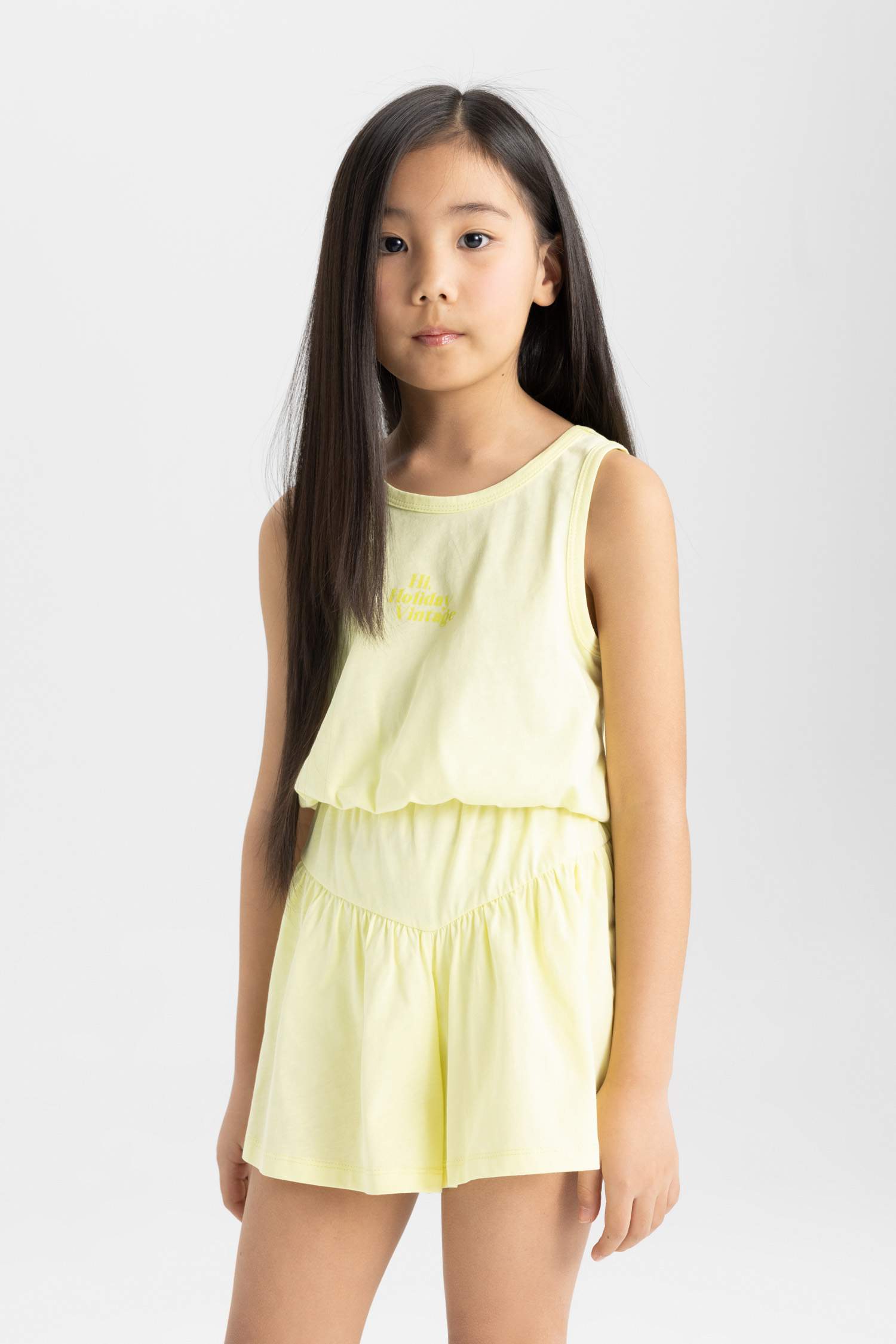 Girl Printed T-Shirt Shorts 2 Piece Set