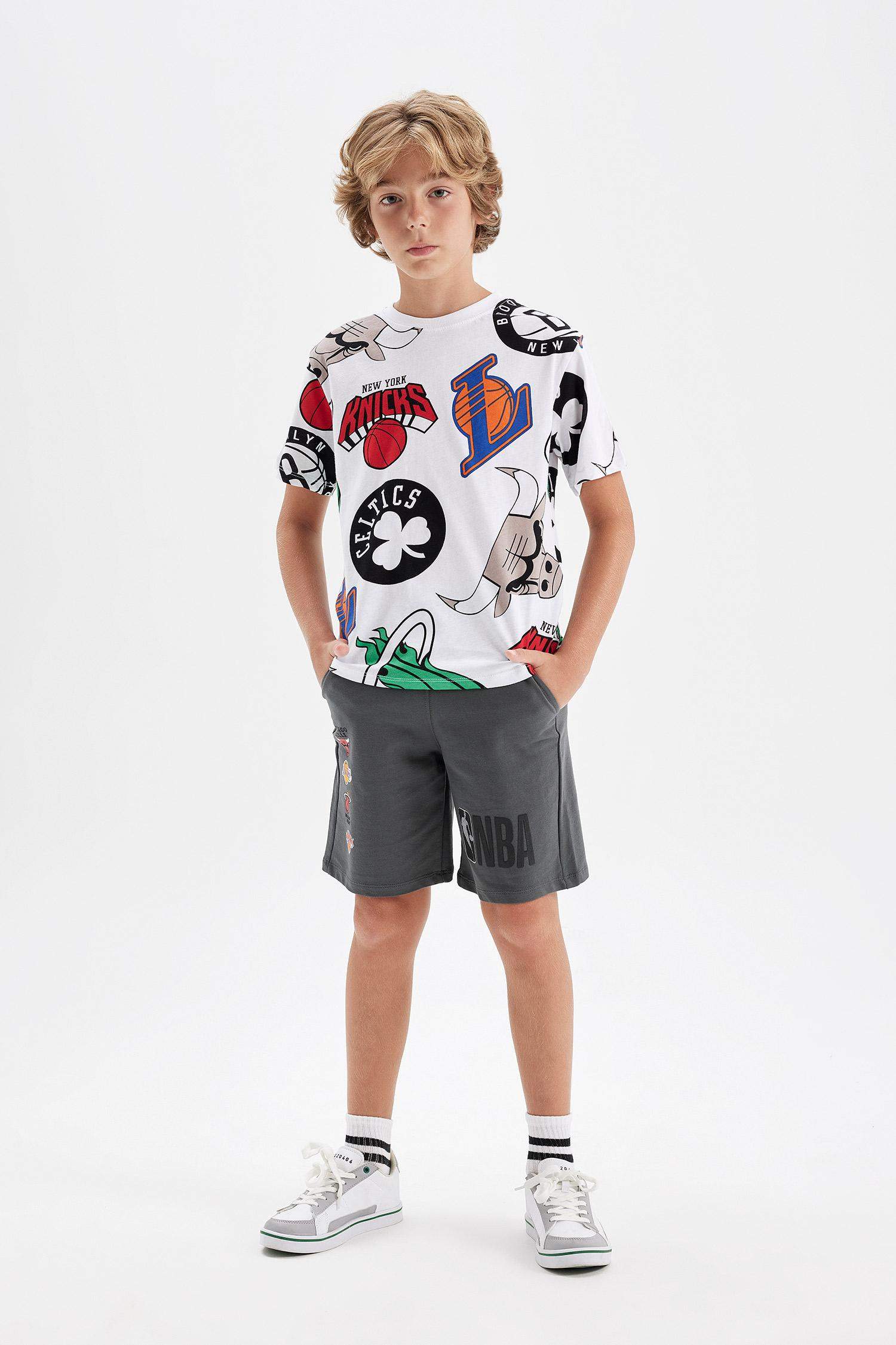 Boy NBA Wordmark Shorts