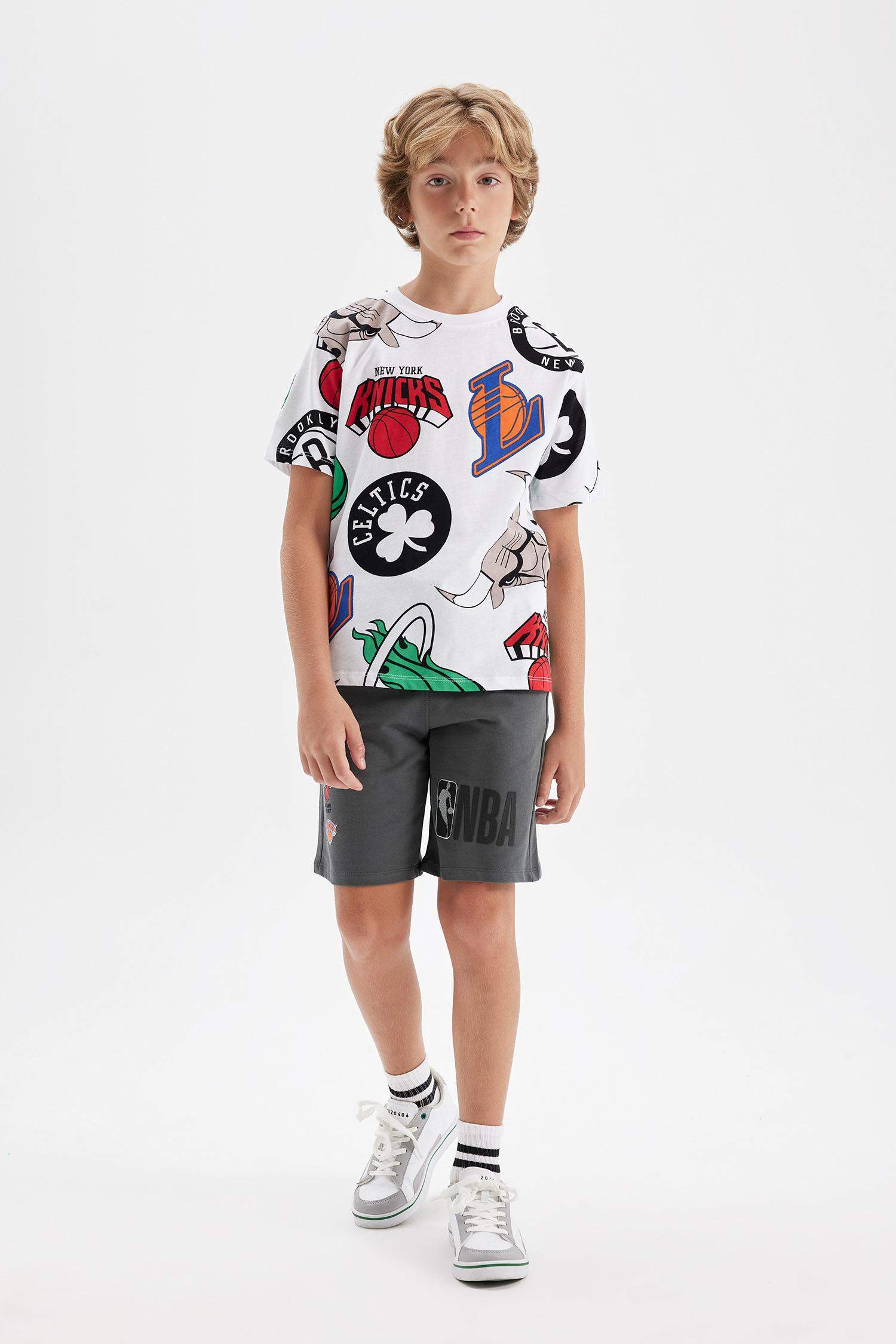 Boy NBA Wordmark Shorts