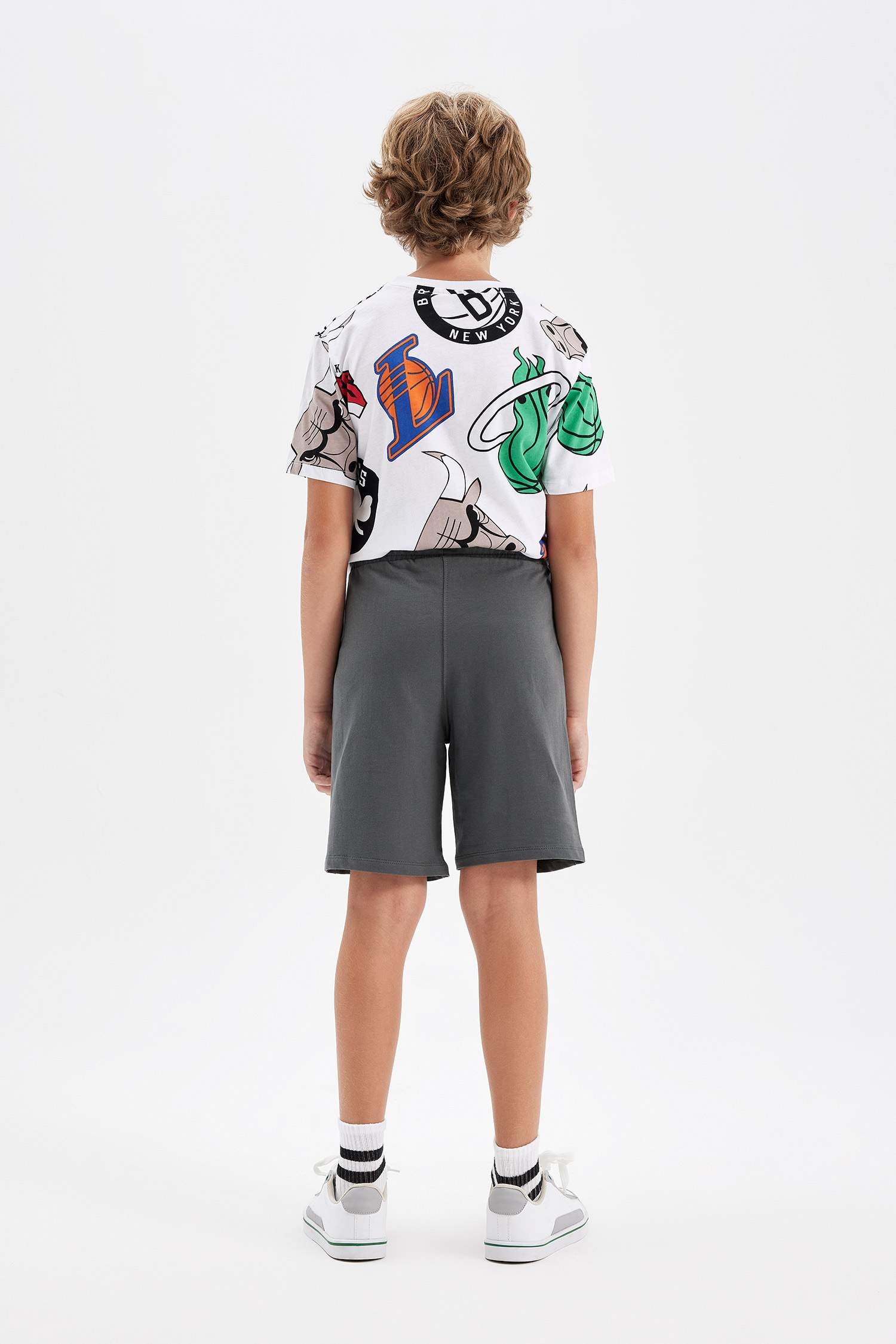 Boy NBA Wordmark Shorts