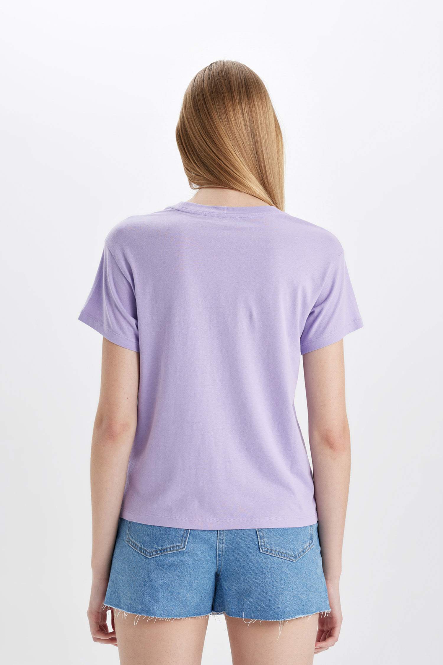 Футболка стандартного кроя с принтом