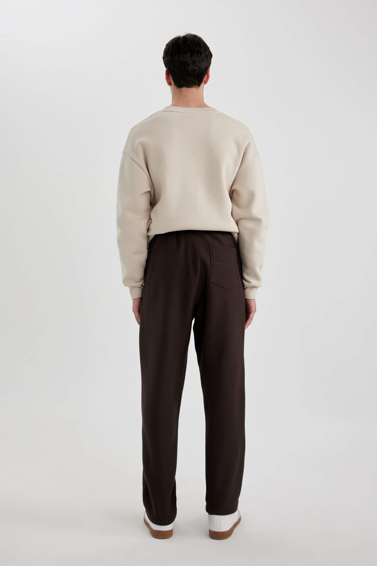 سروال سويت بانتس واسع عادي بجيب