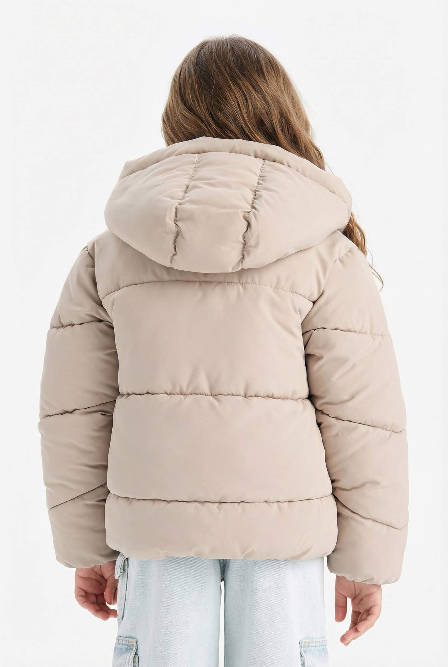 جاكيت دودون طارد للماء بغطاء للرأس