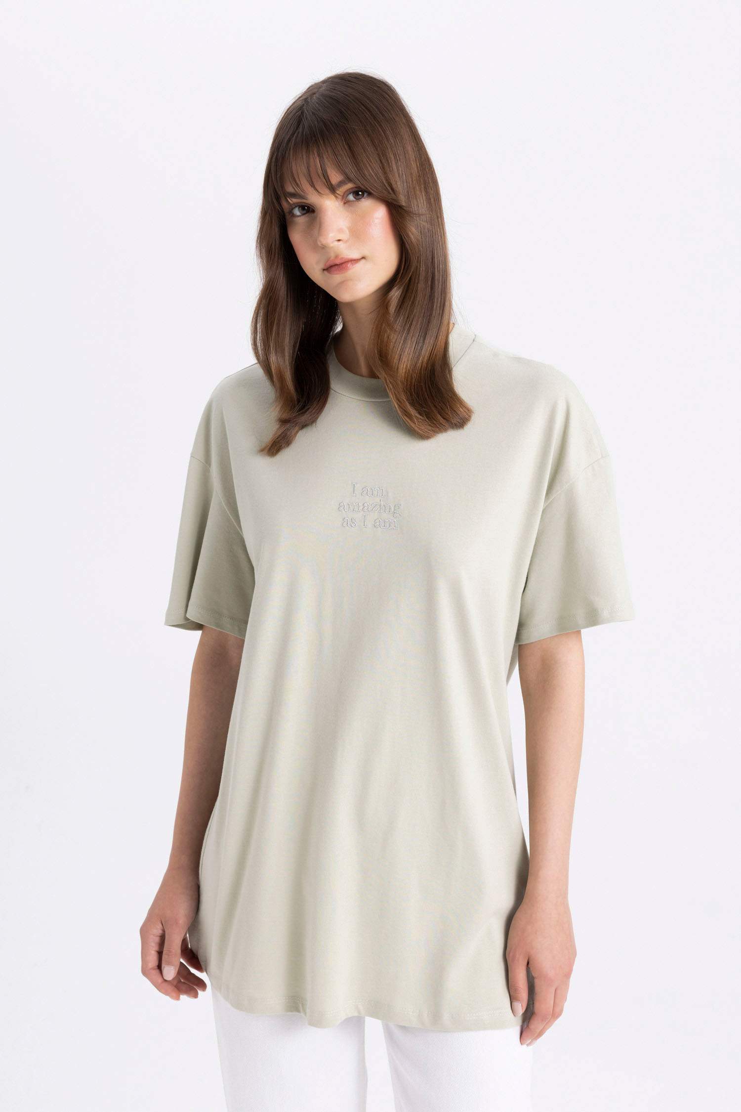 T-shirt à Manches Courtes coupe régulière imprimé à Col Rond