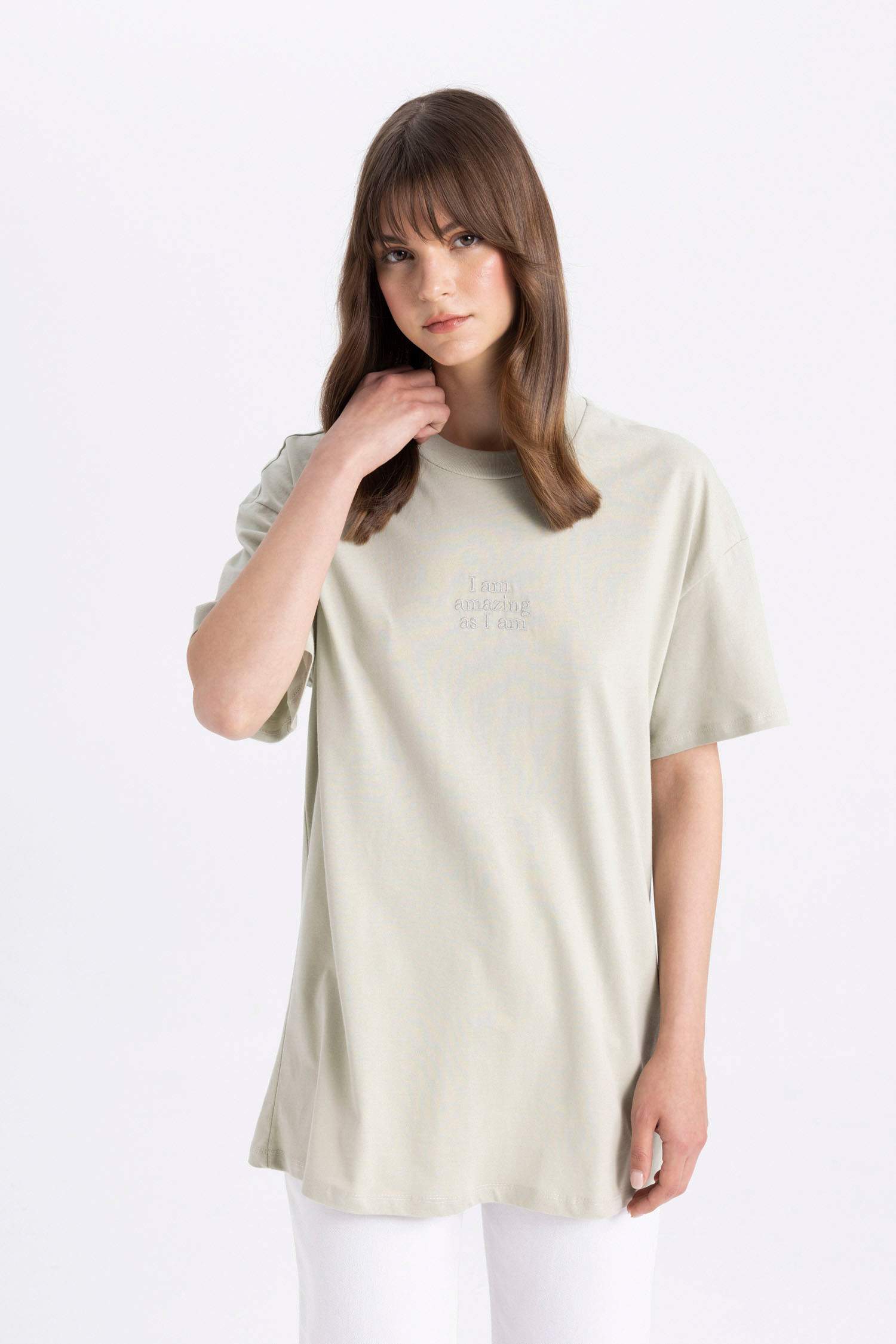 T-shirt à Manches Courtes coupe régulière imprimé à Col Rond