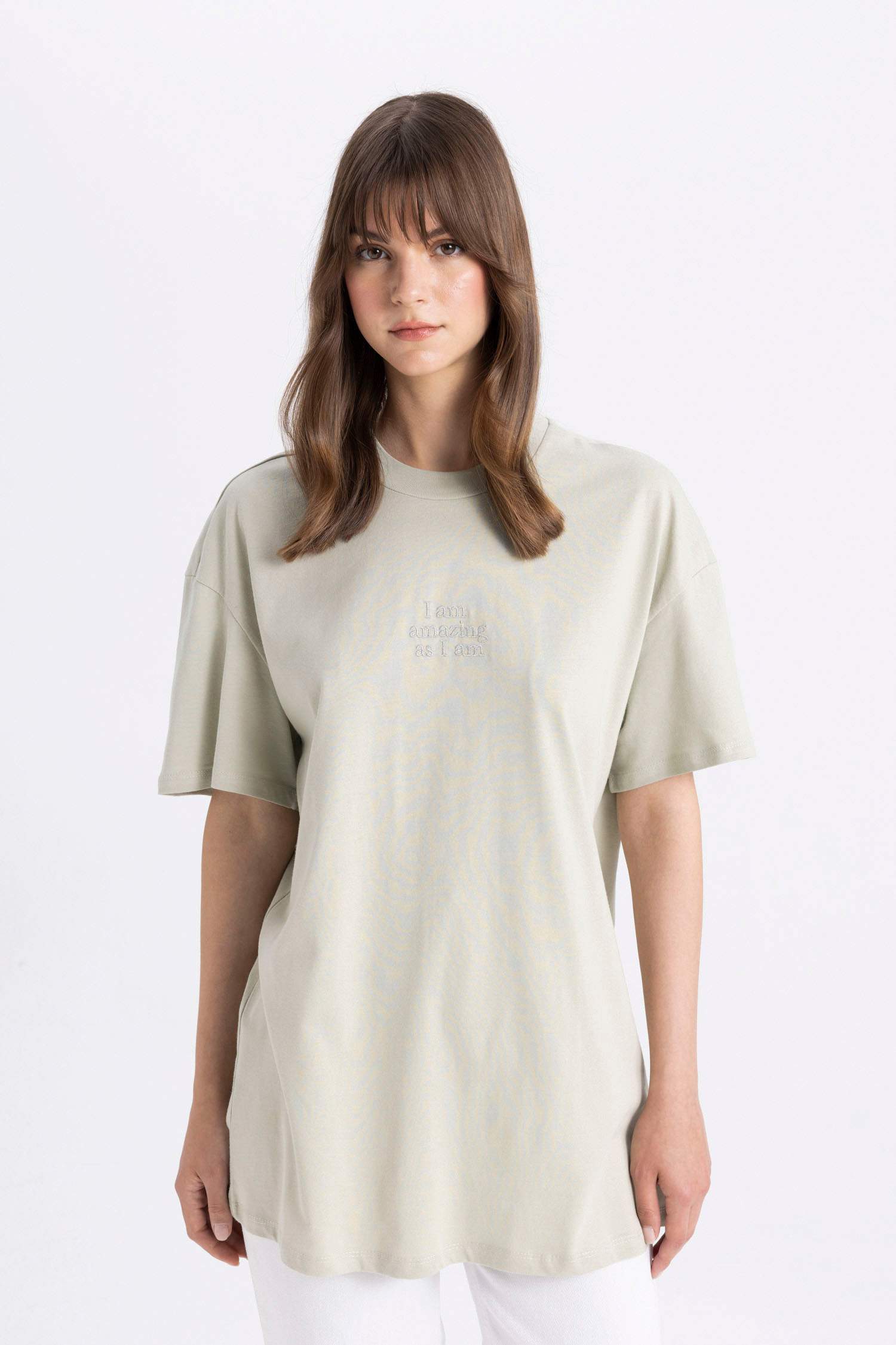 T-shirt à Manches Courtes coupe régulière imprimé à Col Rond