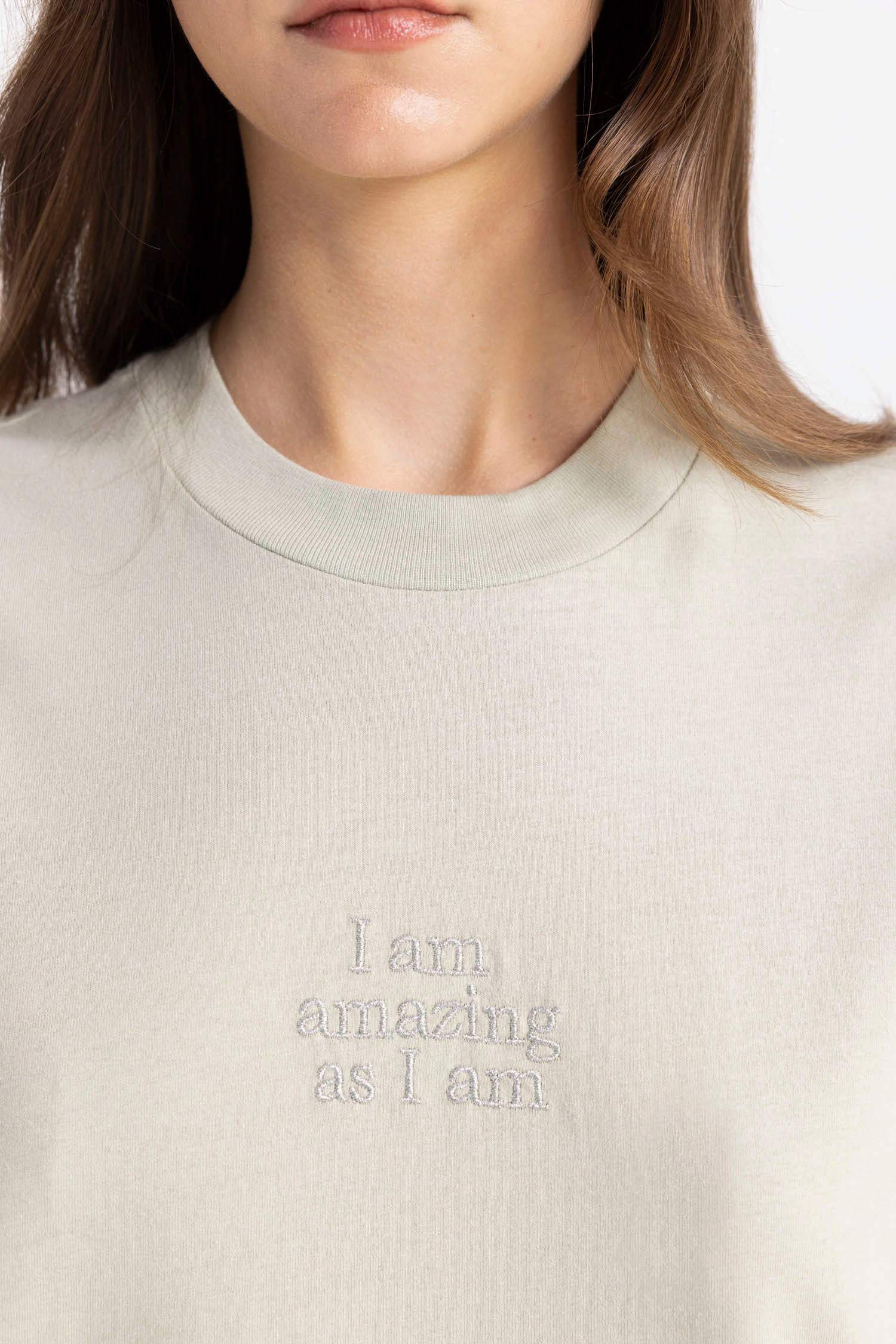 T-shirt à Manches Courtes coupe régulière imprimé à Col Rond