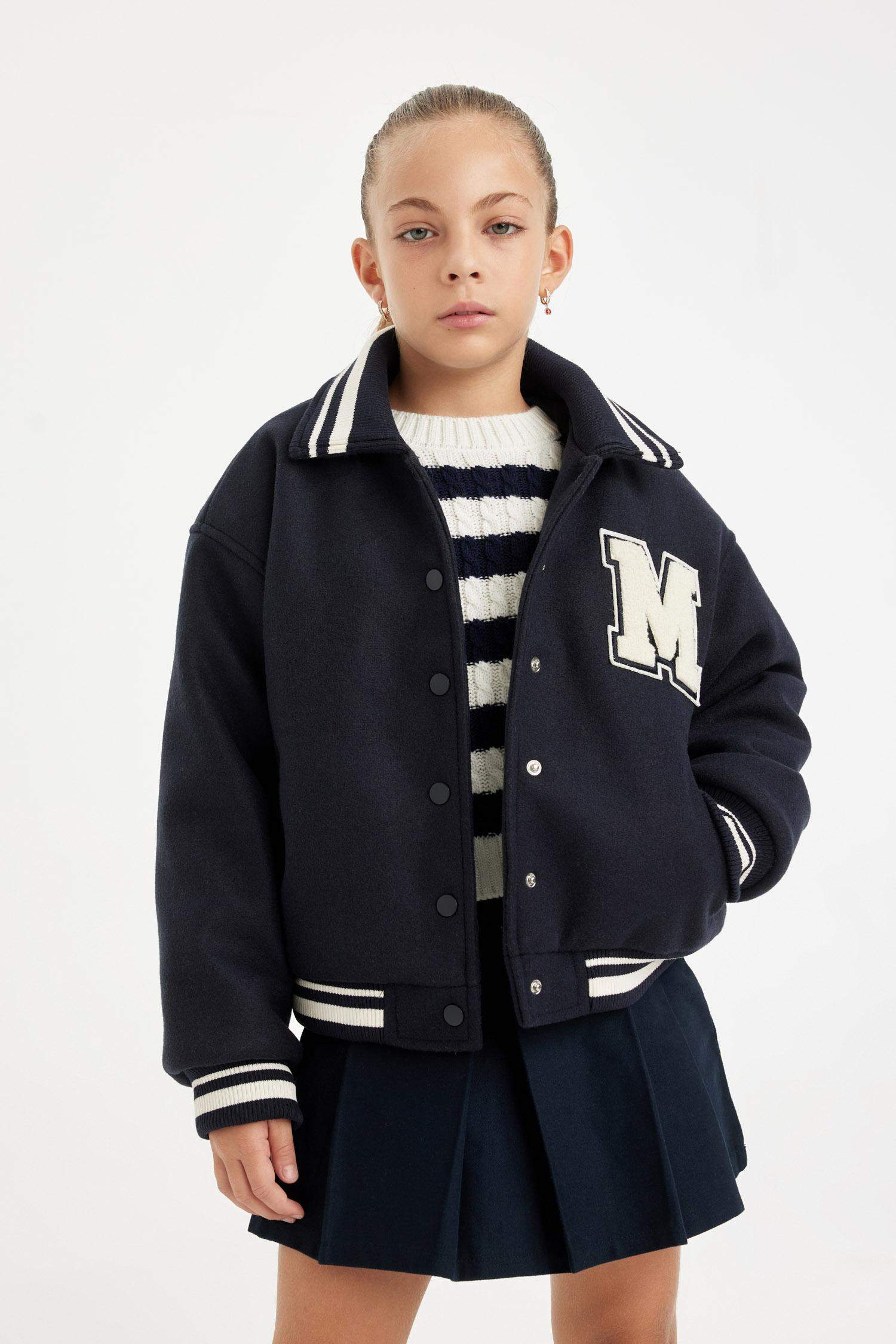 جاكيت كوليج بناتي بسوسته وطبعة حروف