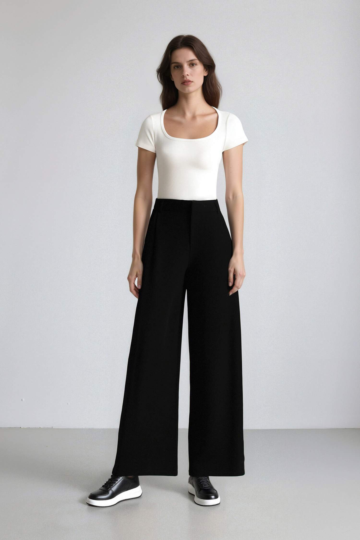 Wide Leg Trousers