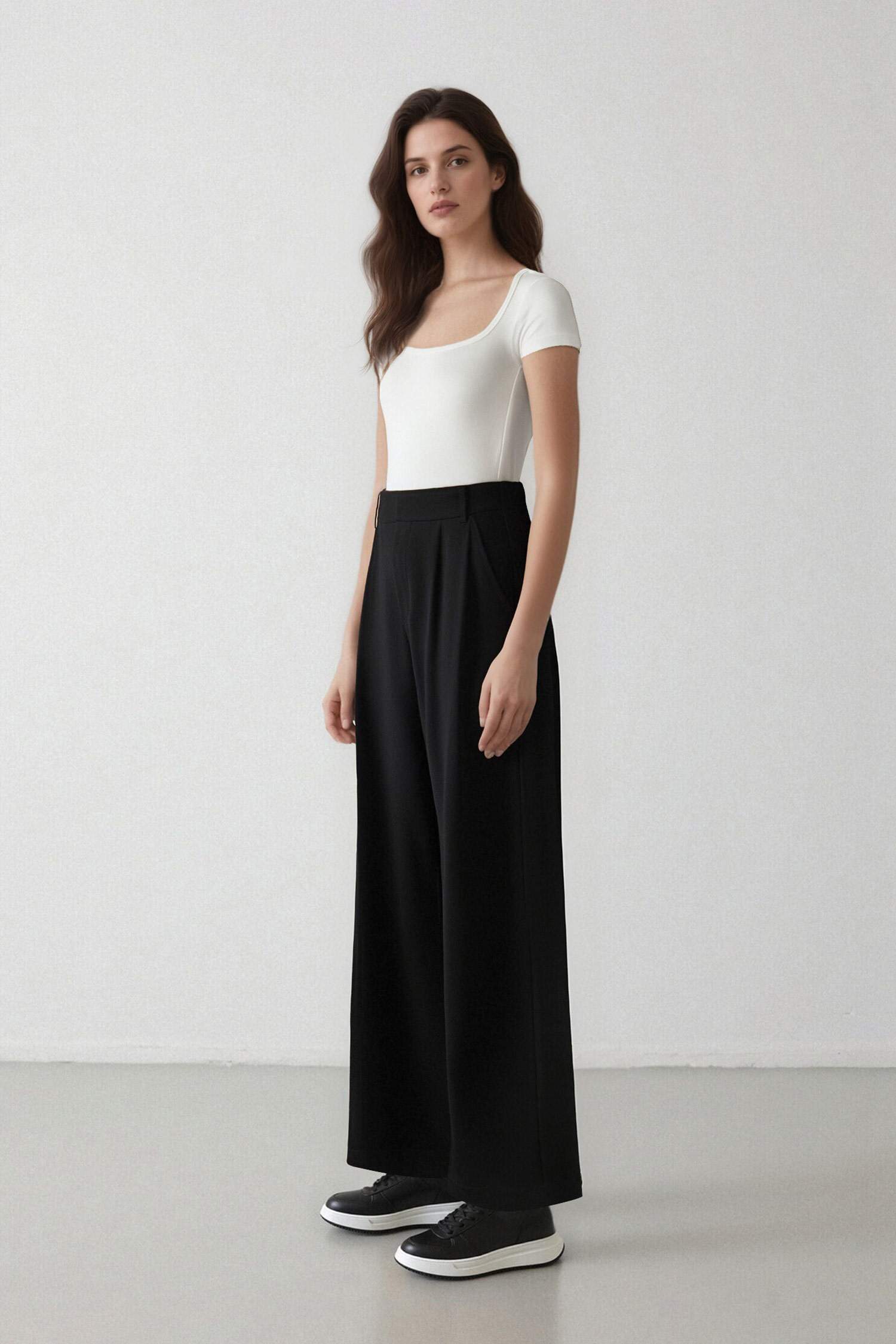 Wide Leg Trousers