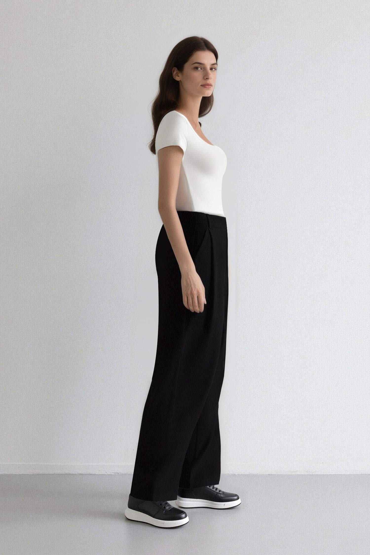 Wide Leg Trousers