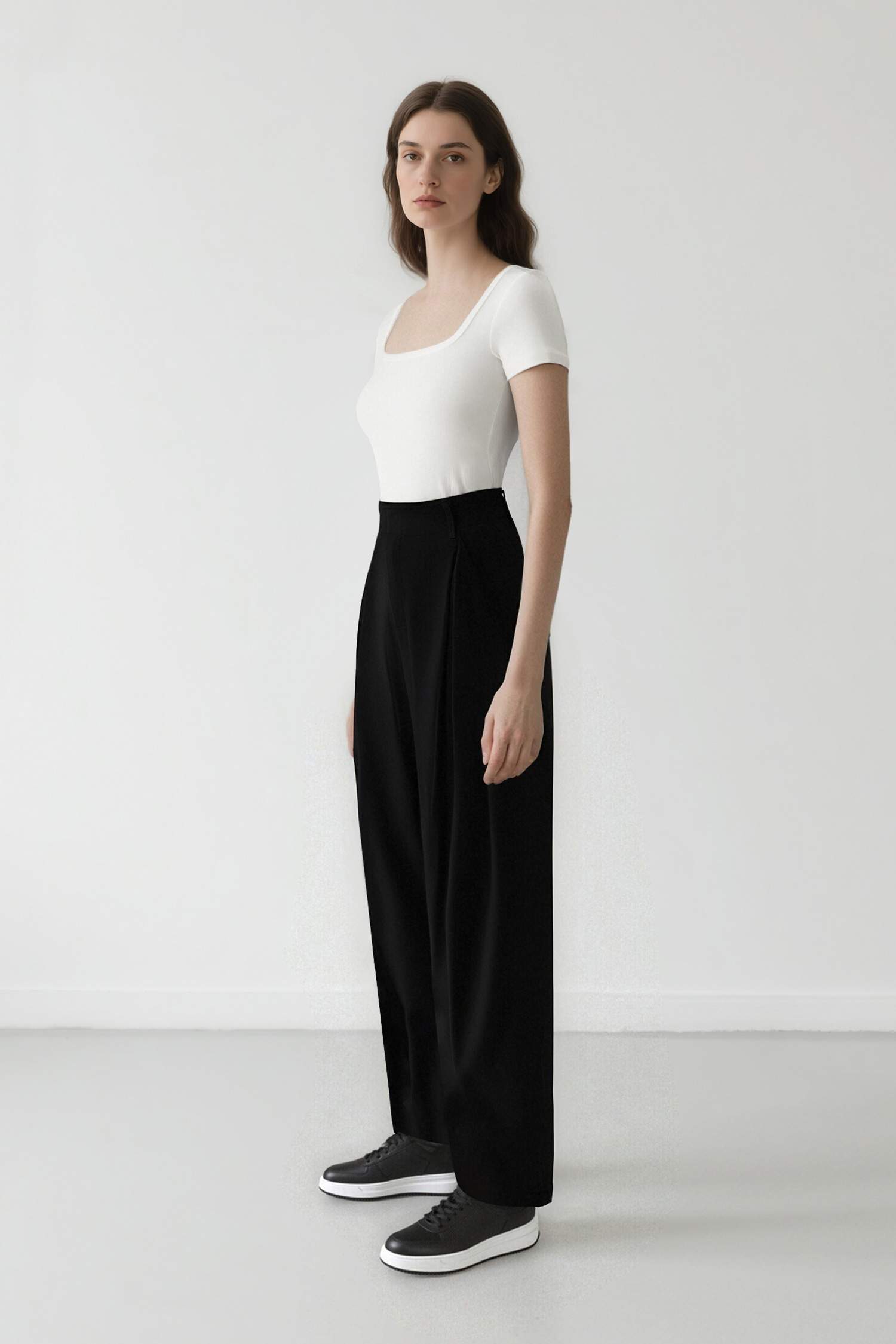 Wide Leg Trousers