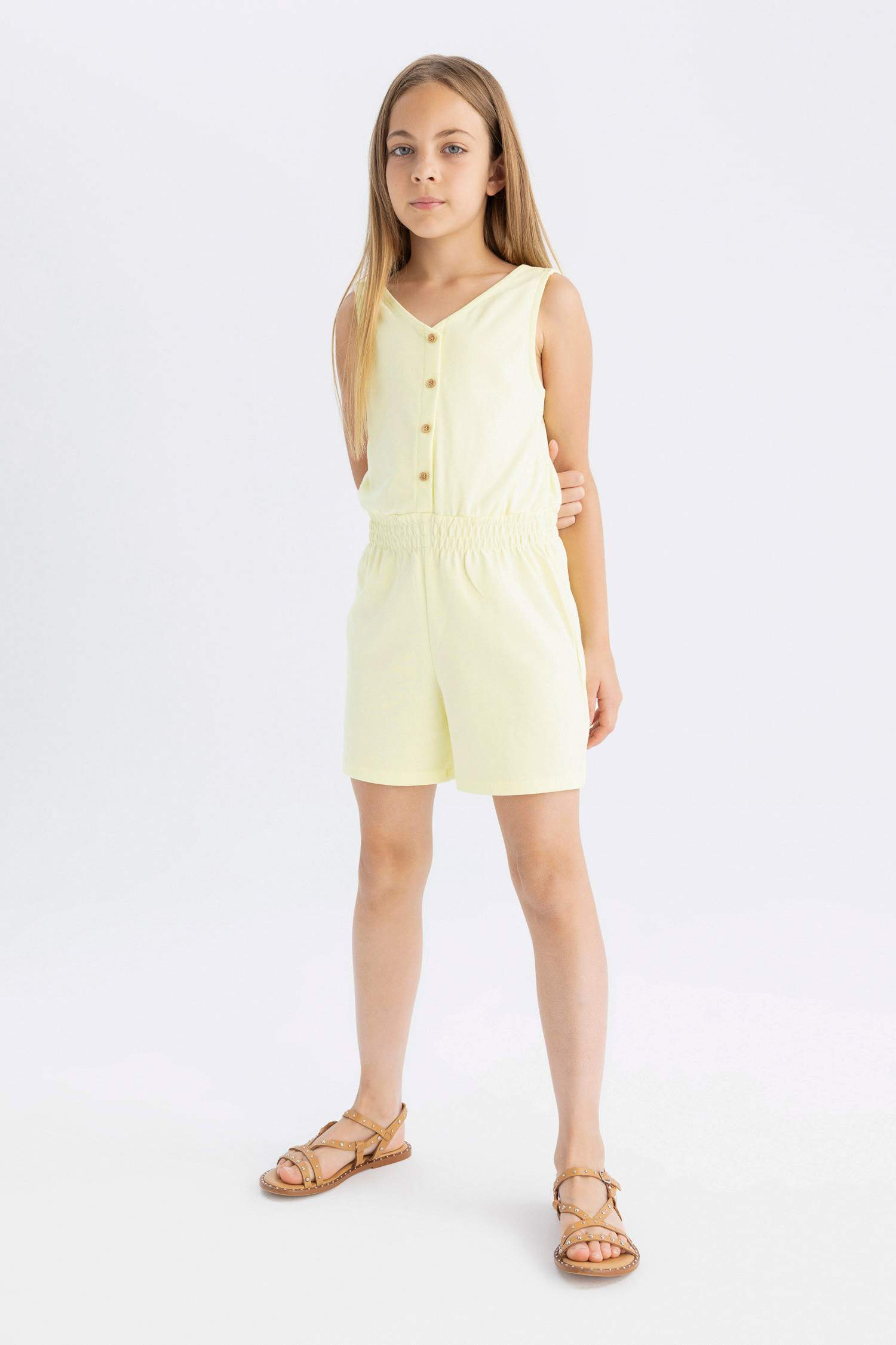 Girl Strappy Jumpsuit