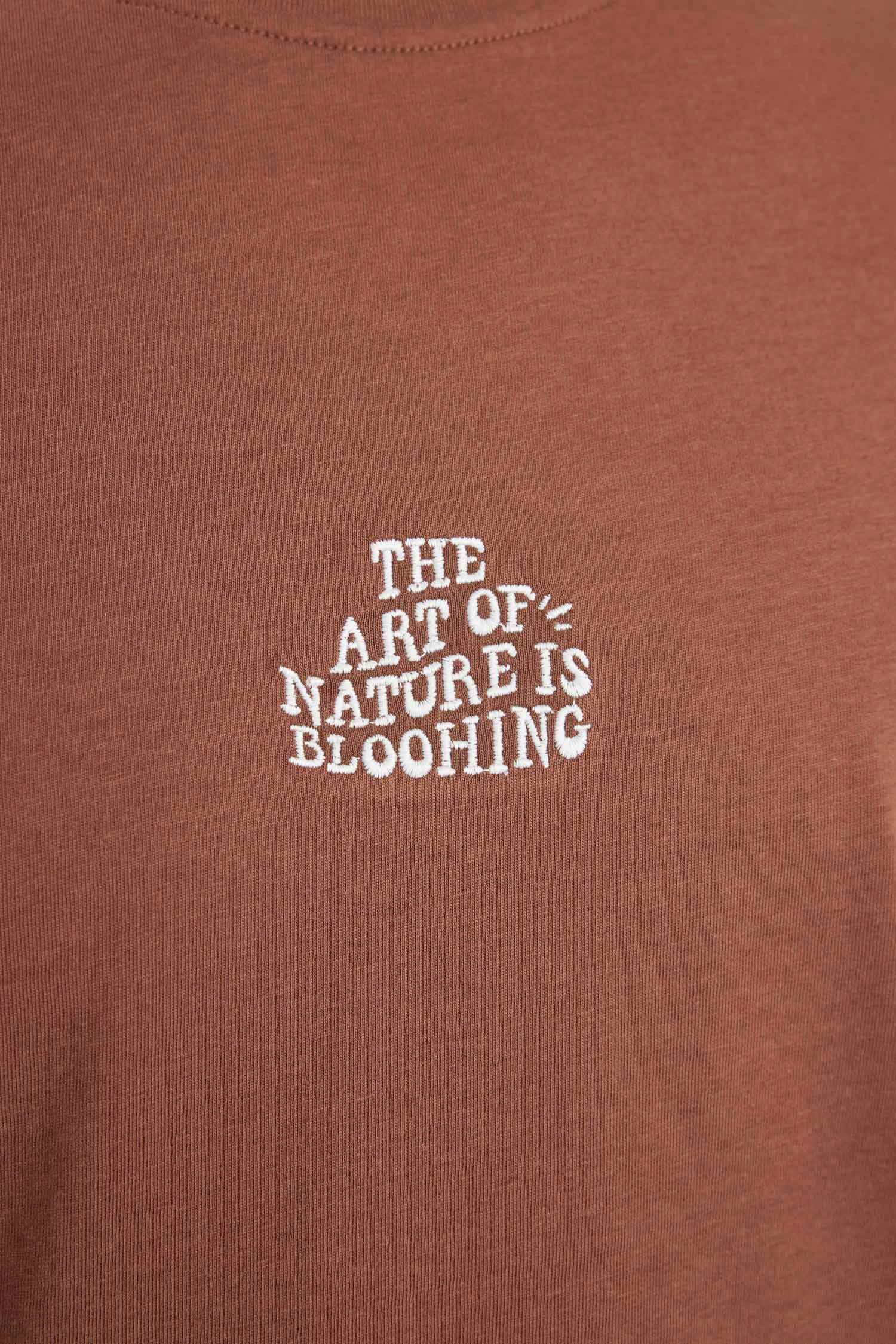 Slim Fit Crew Neck Printed Short Sleeve T-Shirt