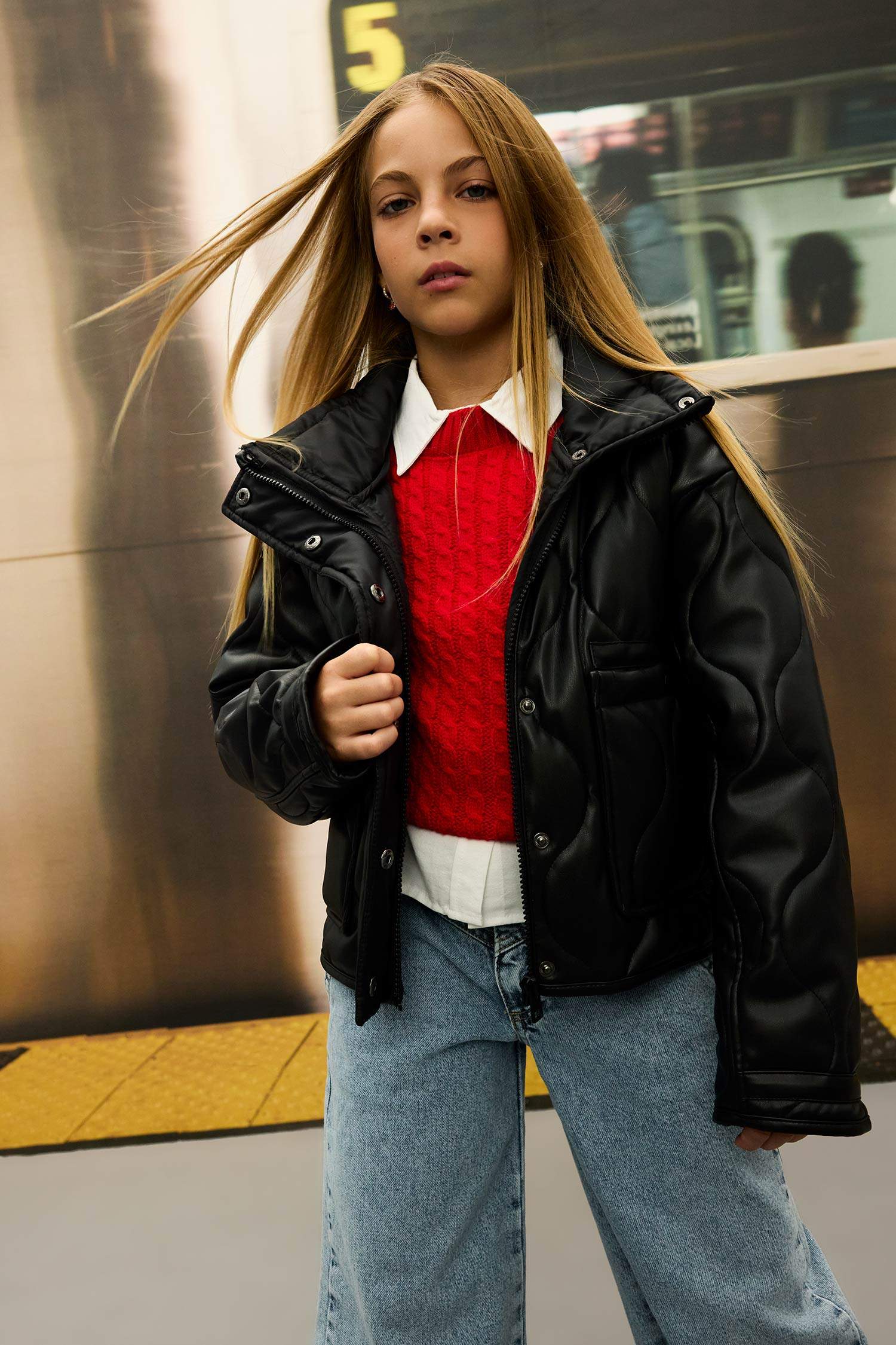 جاكيت بامب بناتي وتر بروف