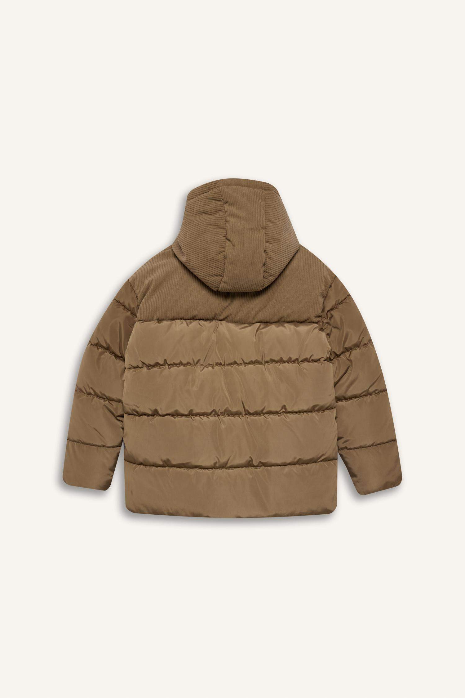 Boy Hooded Water Repellent Puffer Jacket