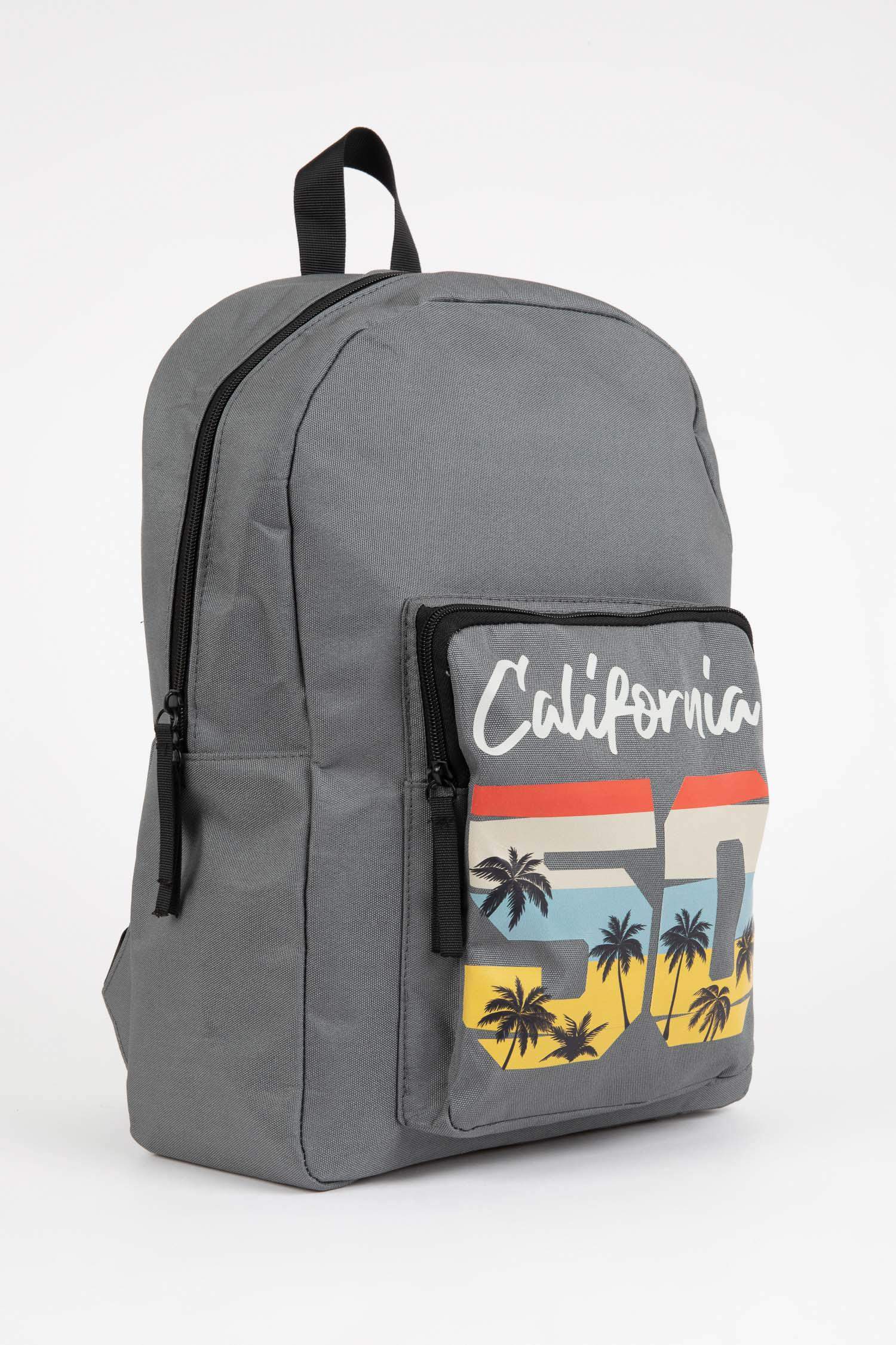 Unisex Çocuk Baskılı Oxford Okul Sırt Çantası