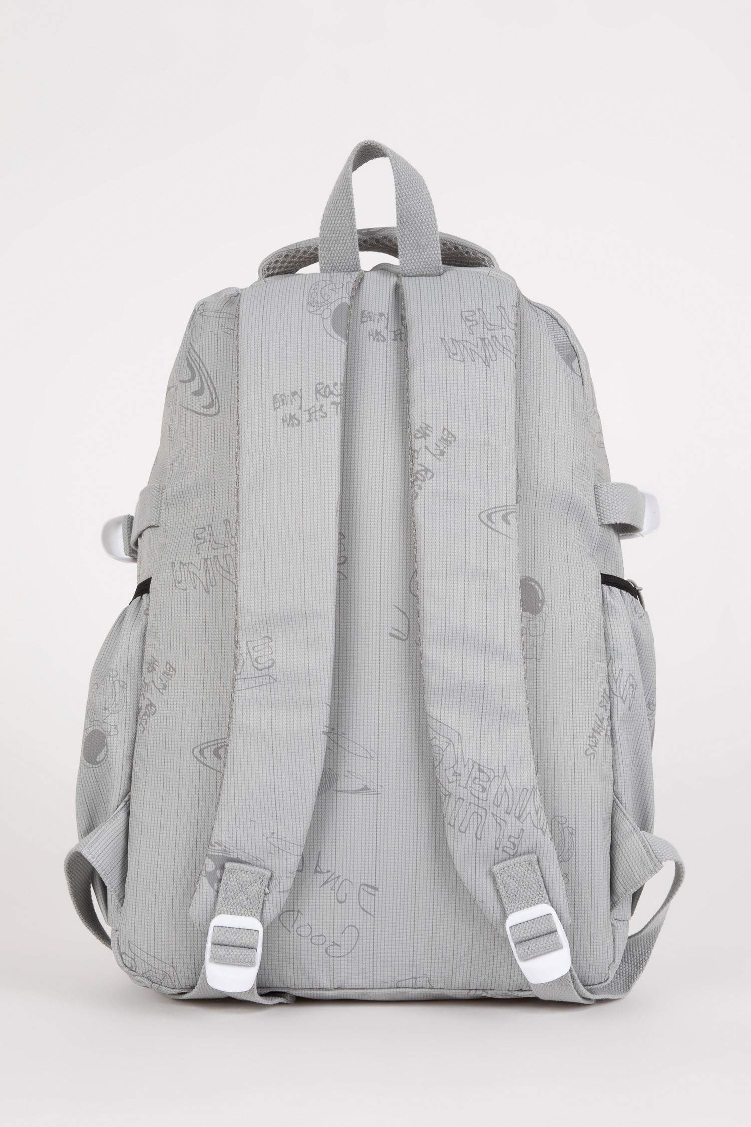 Unisex Patterned Oxford Backpack