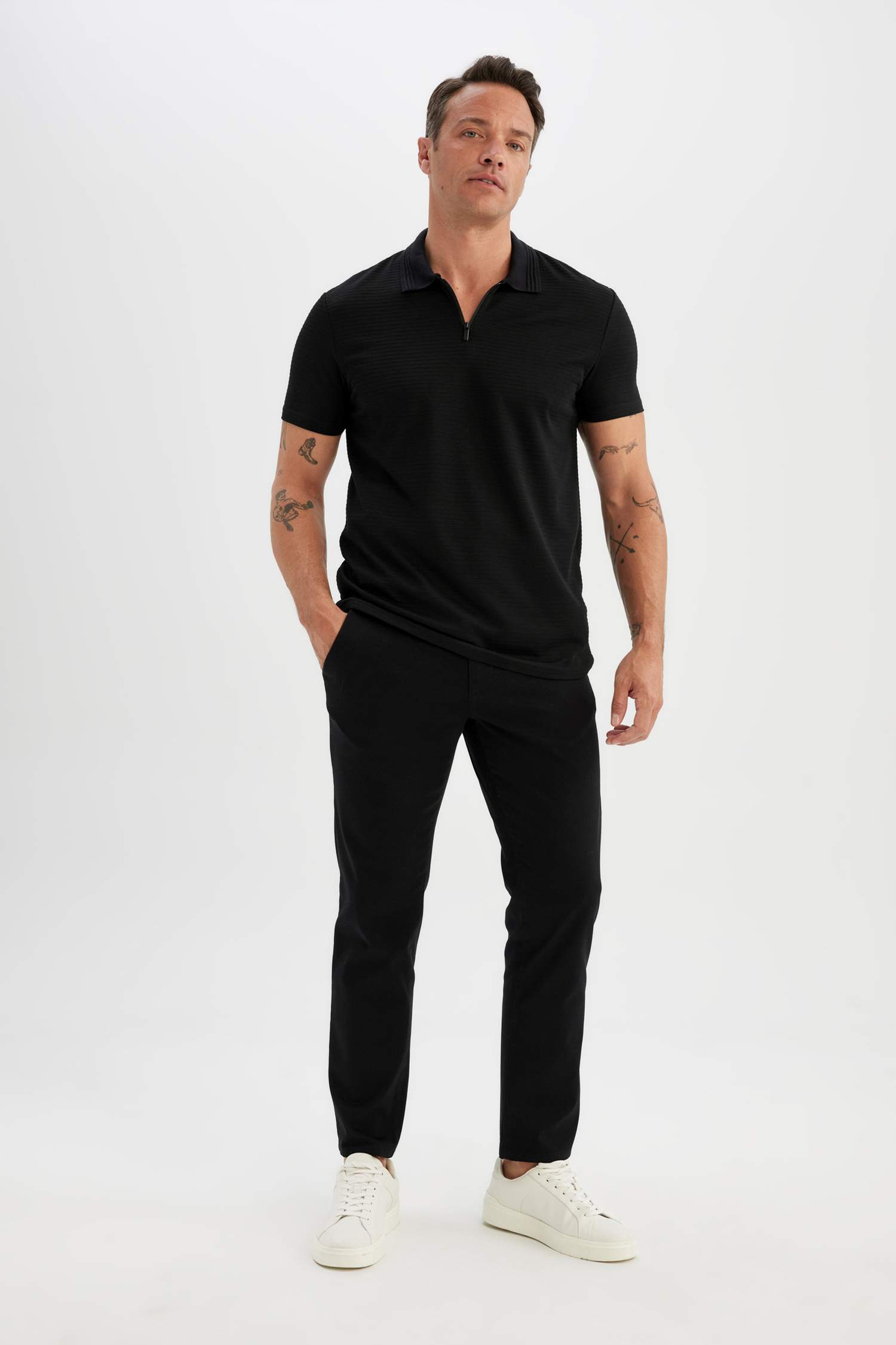 Футболка поло стандартного кроя