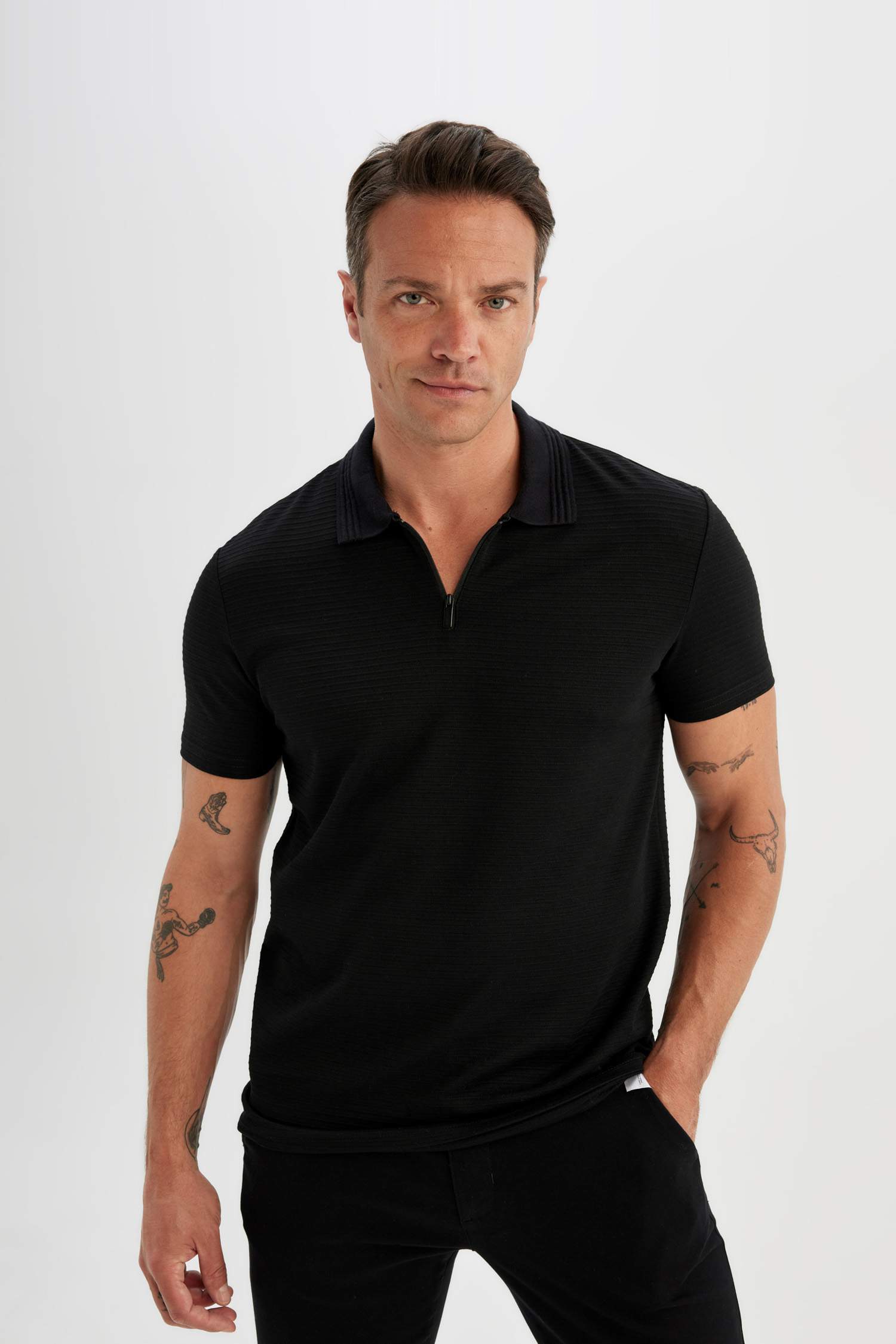 Футболка поло стандартного кроя