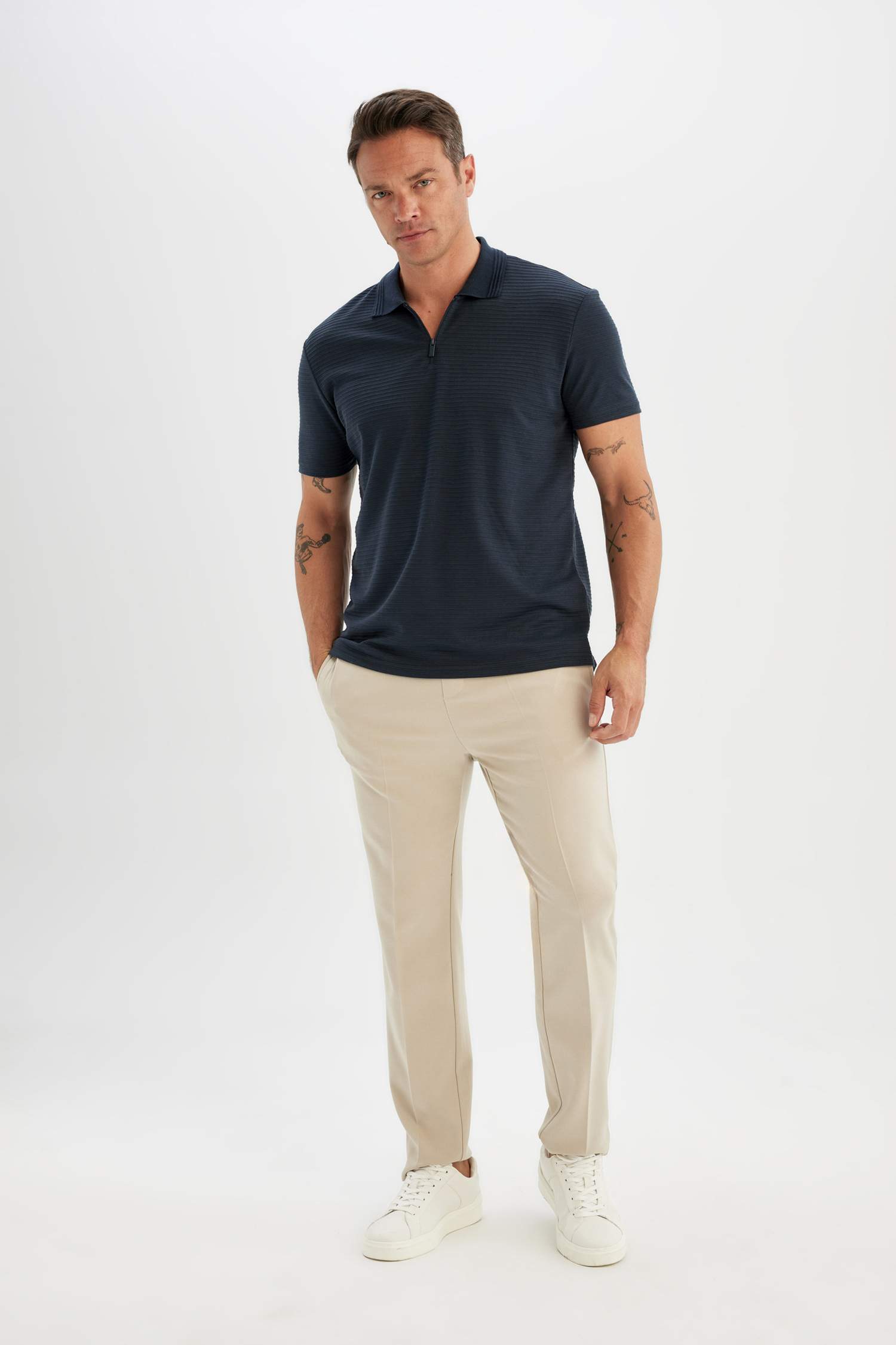 تيشيرت بولو نص ردن قصة عادية