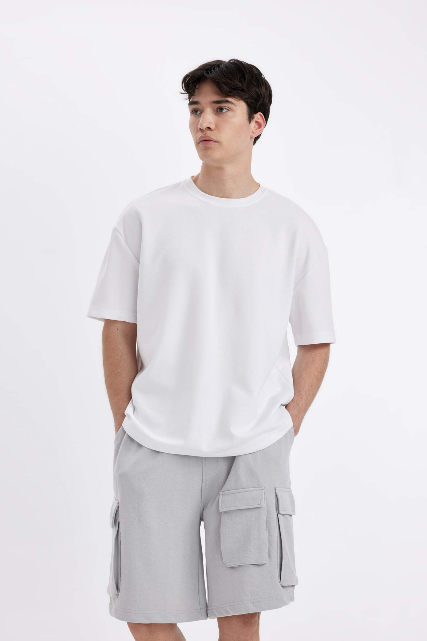 شورت كارجو قصة مريحة بجيب