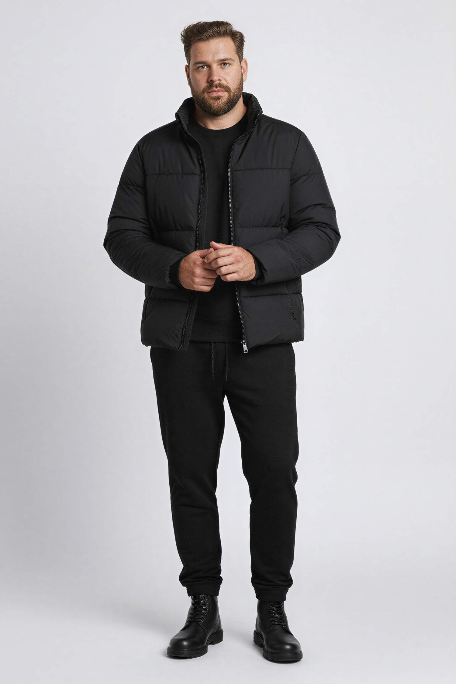 قمصلة نفخ سليم فيت بياخة عالية مبطن مقاوم للماء