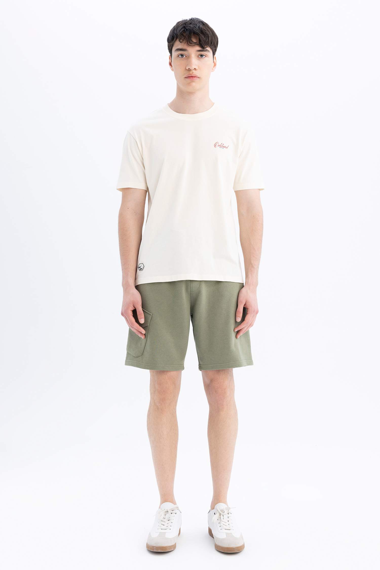 Regular Fit Crew Neck Back Printed T-Shirt