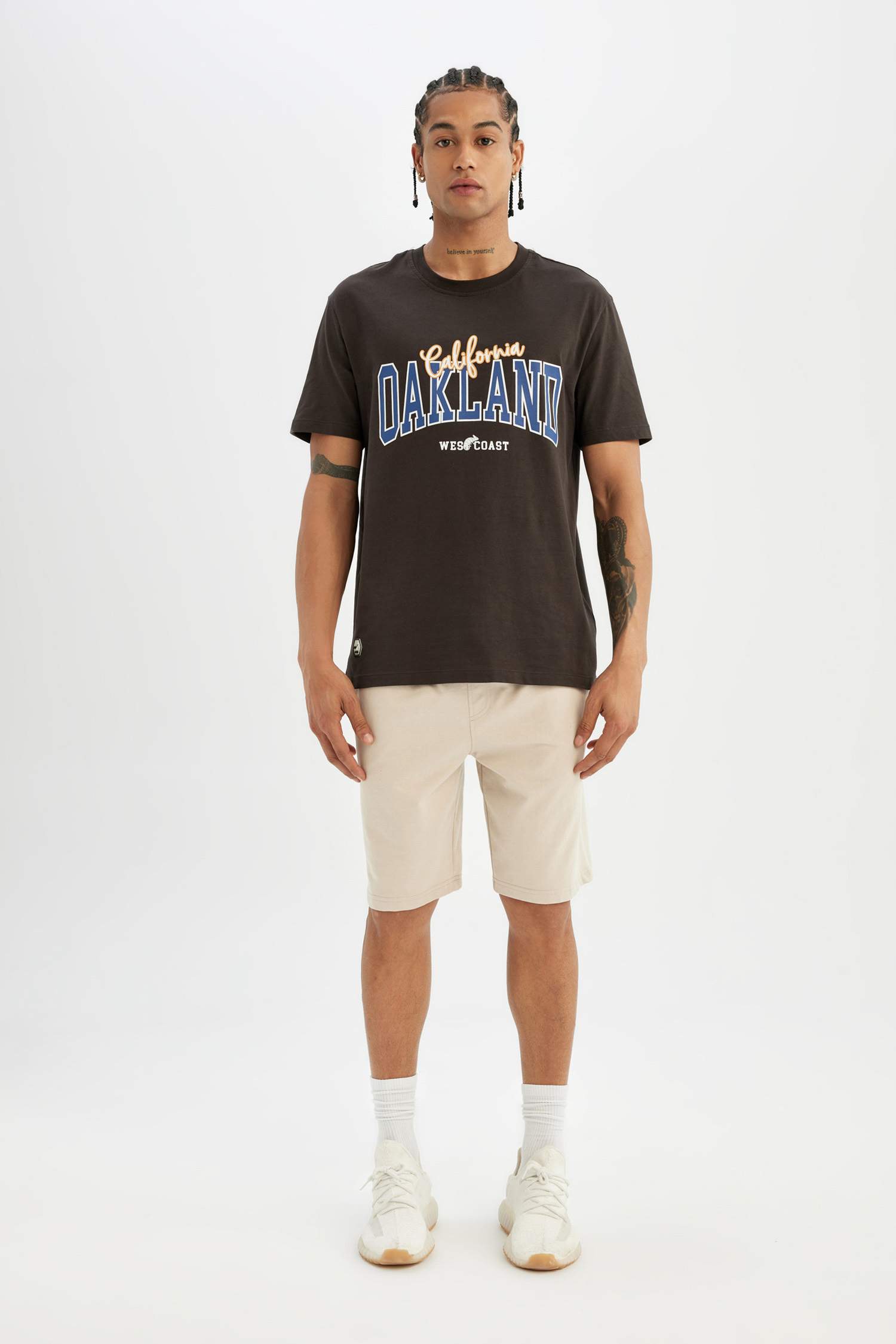 Regular Fit Crew Neck Short Sleeve T-Shirt