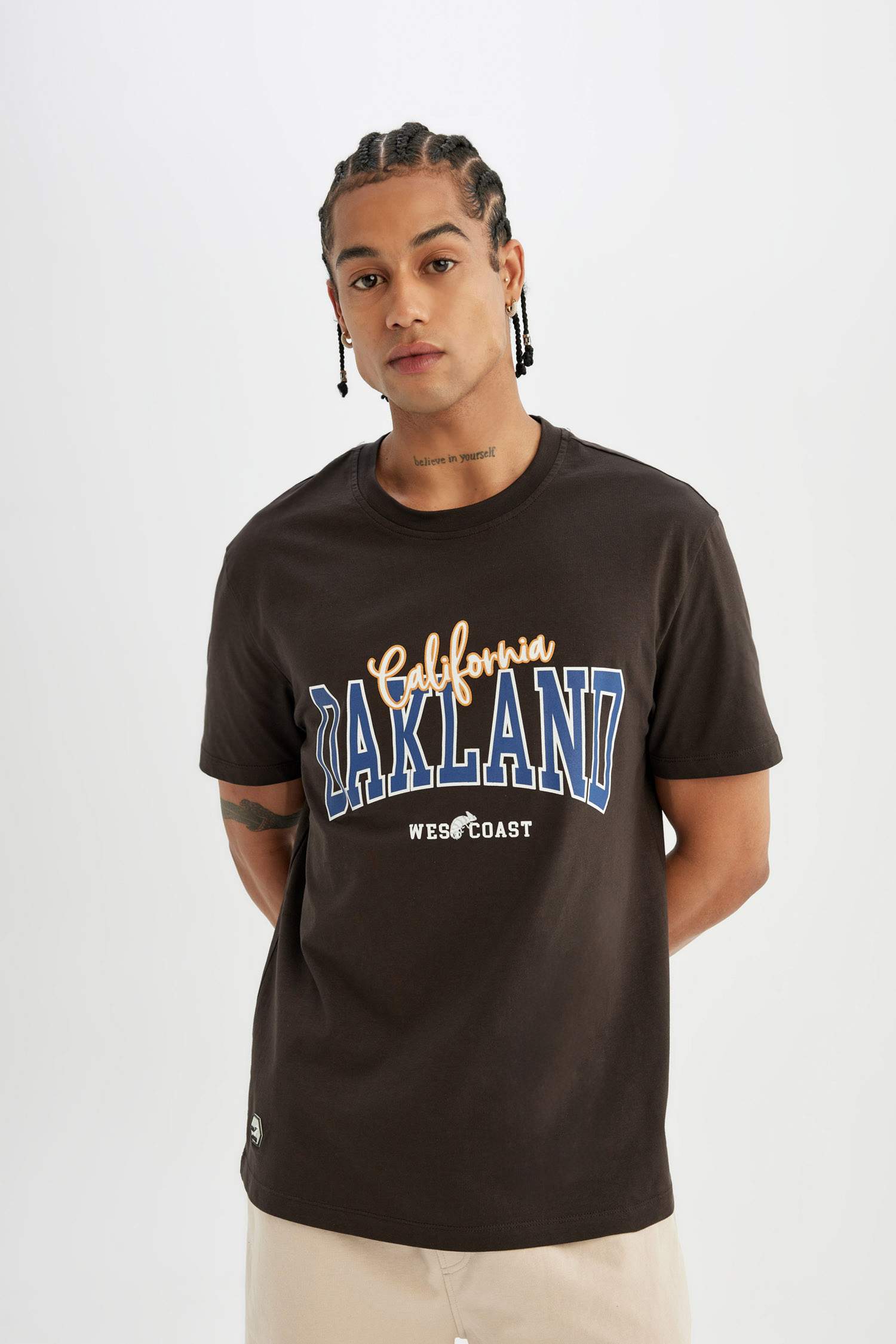 Regular Fit Crew Neck Short Sleeve T-Shirt