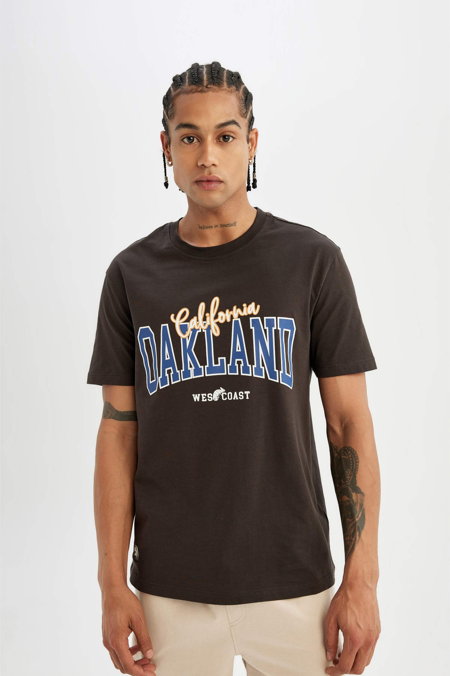 Regular Fit Crew Neck Short Sleeve T-Shirt