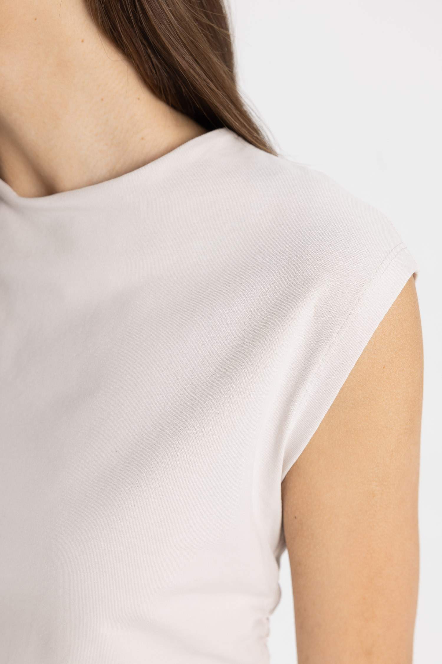 تيشيرت نص كم مضلع سليم فيت